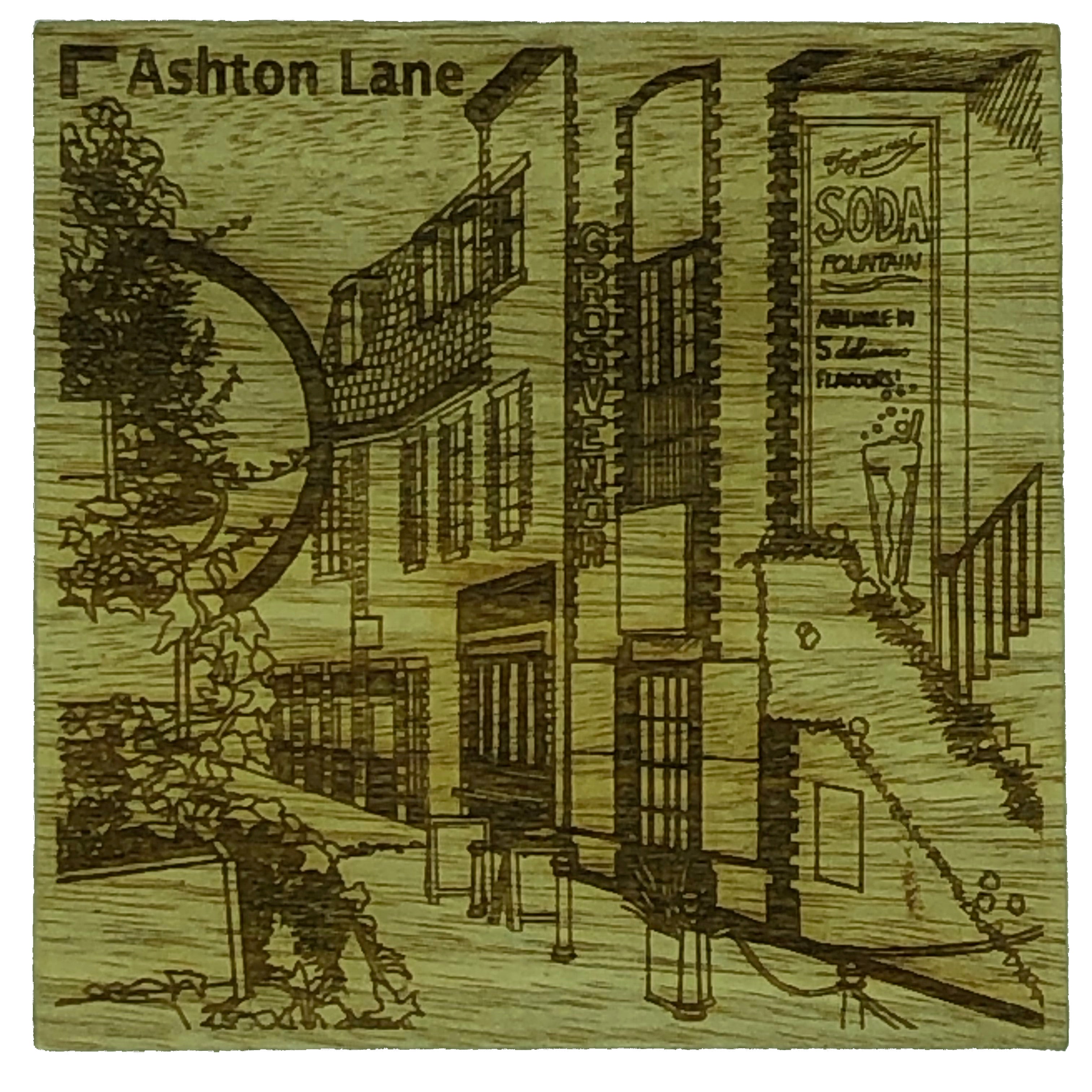 Glasgow landmark coasters - Ashton Lane