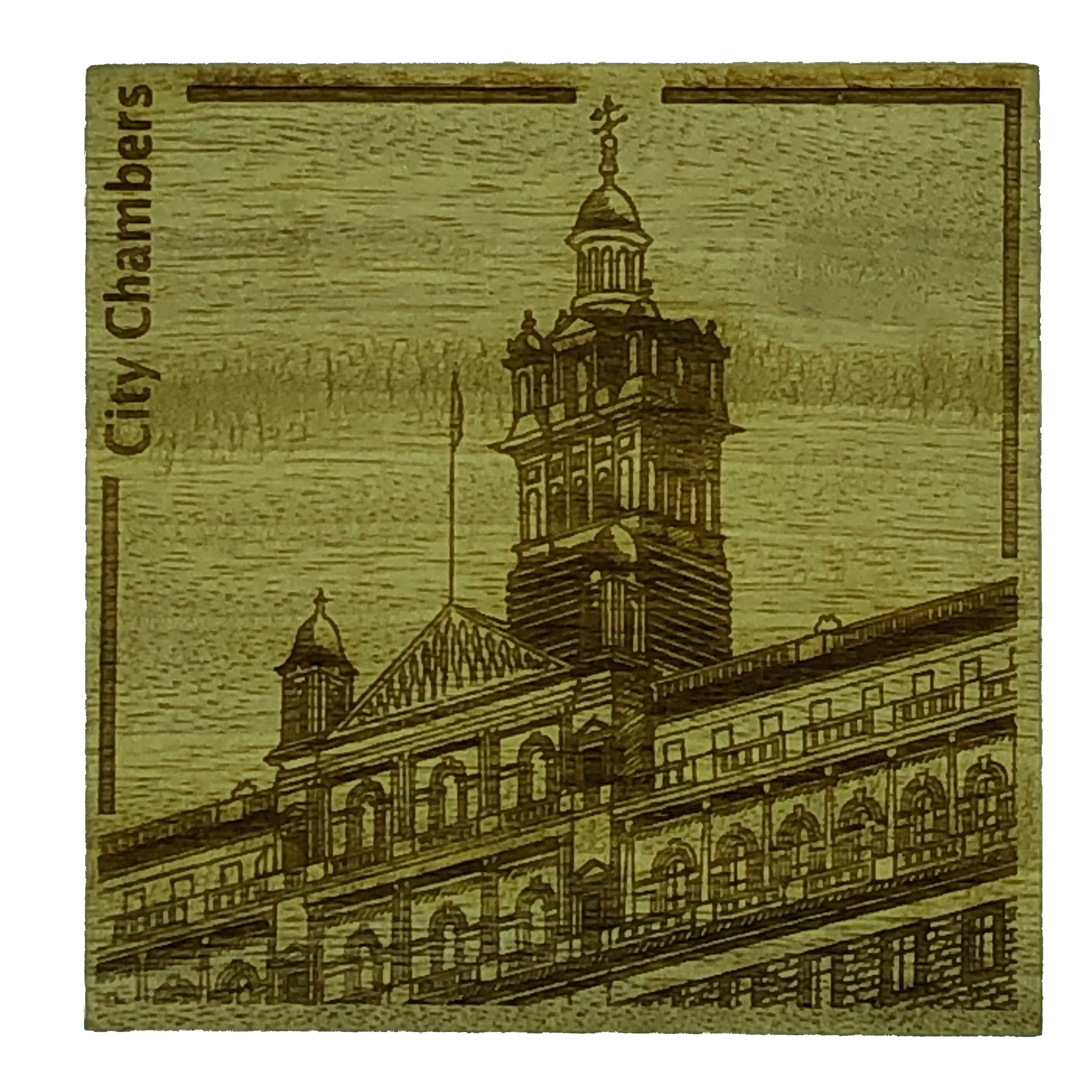 Glasgow landmark coasters - City Chambers