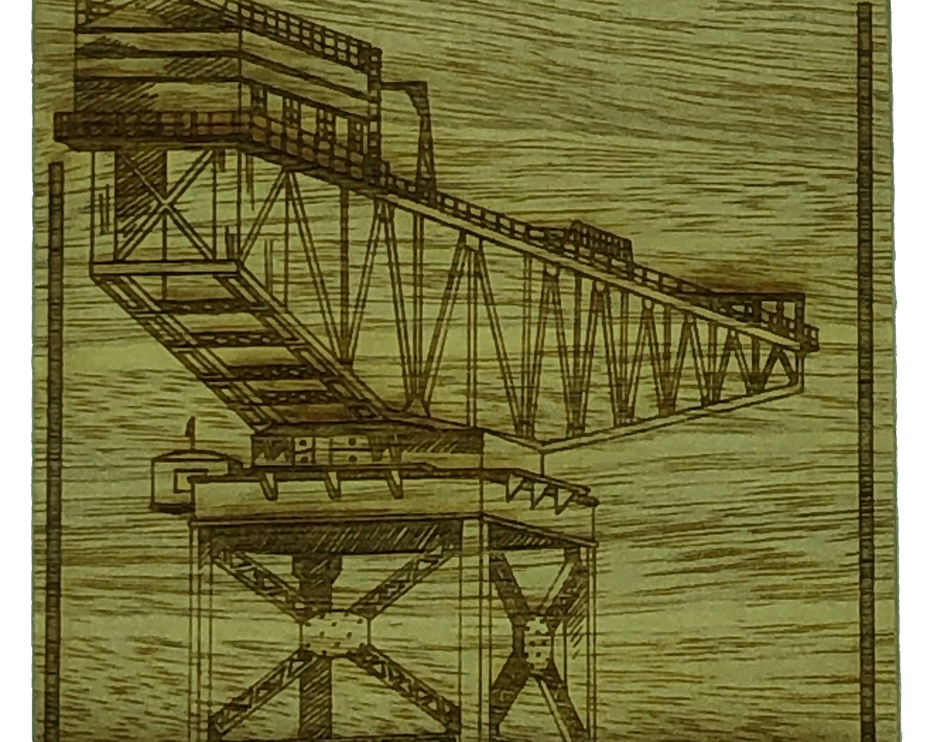 Glasgow landmark coaster - Finnieston Crane