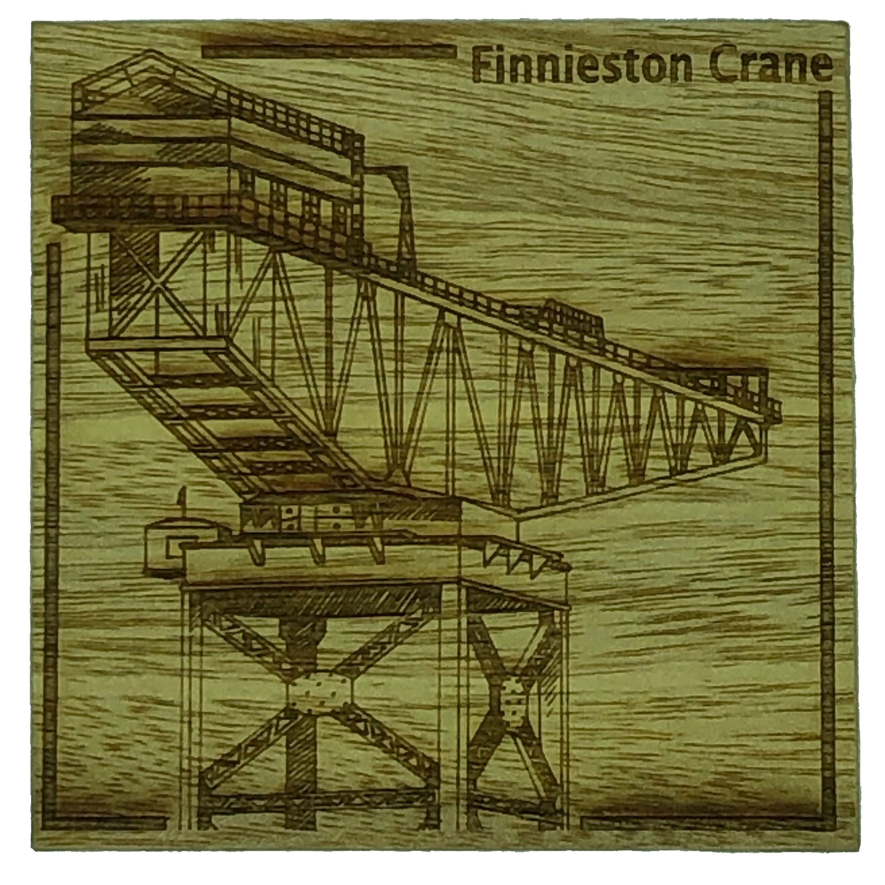 Glasgow landmark coaster - Finnieston Crane