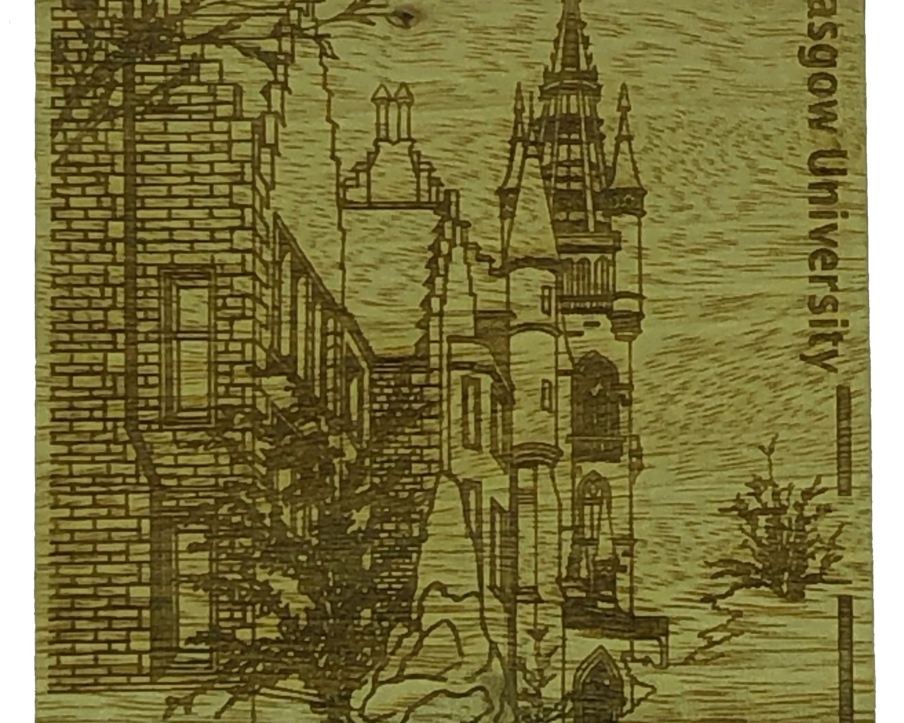 Glasgow landmark coasters - #5 - Glasgow University