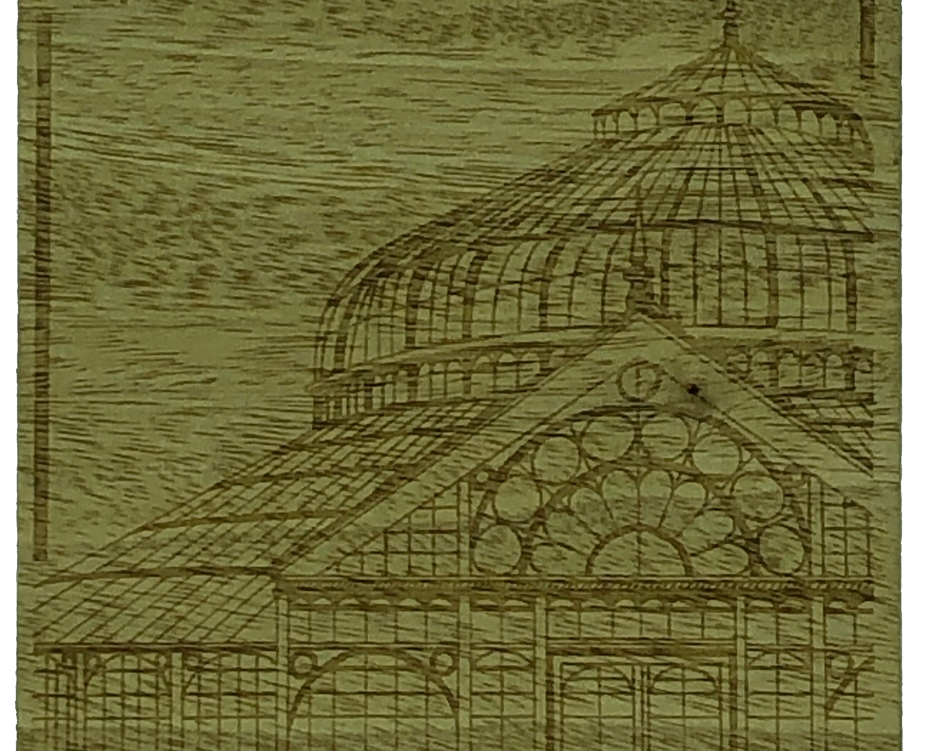 Glasgow landmark coasters - Peoples Palace glasshouse