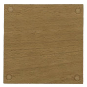 Handmade wooden coaster - horse definition