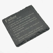 Wooden coaster gift - father