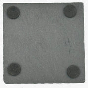 Personalised slate wedding coaster - four non slip feet