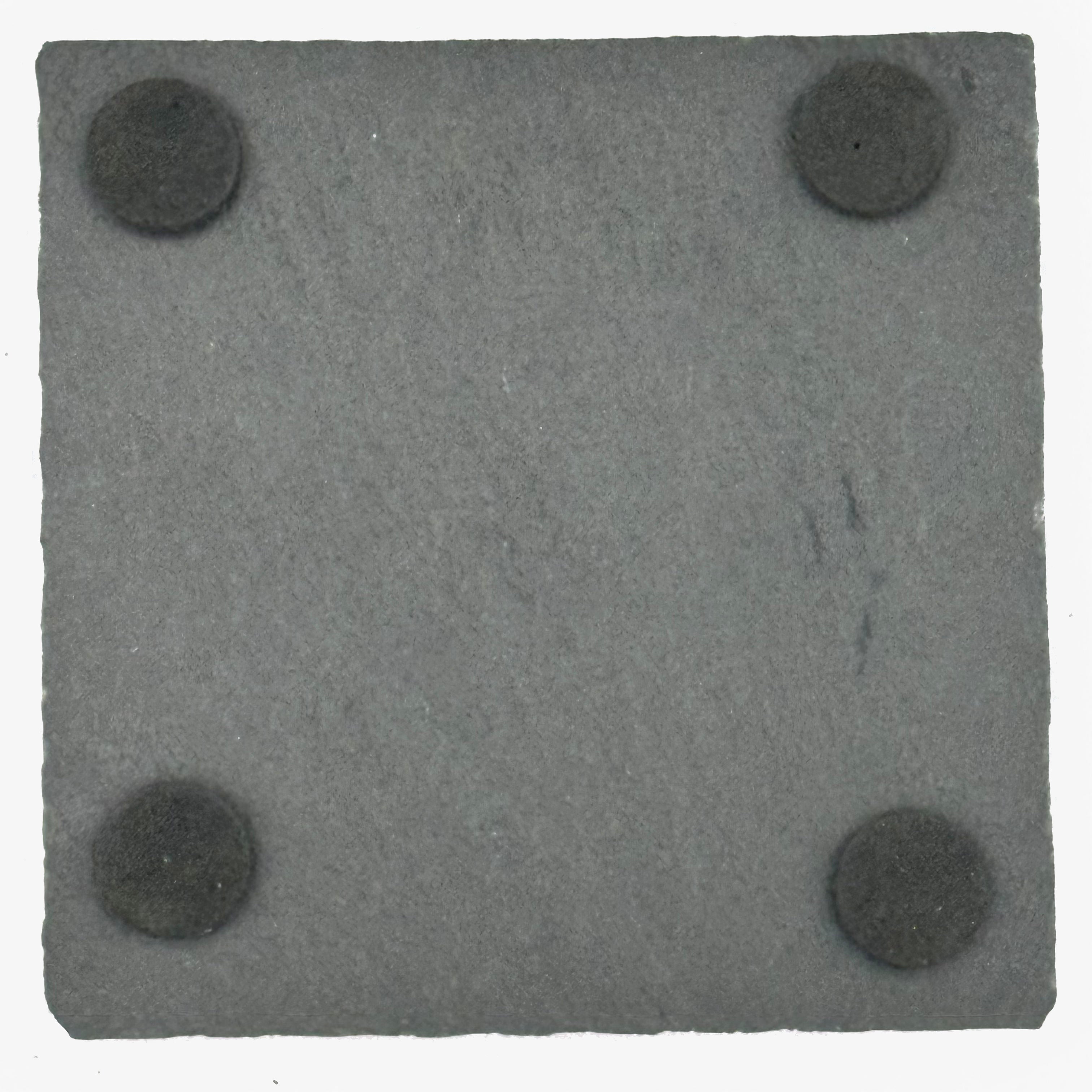 Personalised slate wedding coaster - four non slip feet