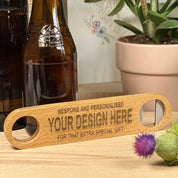 Personalised bottle opener gift