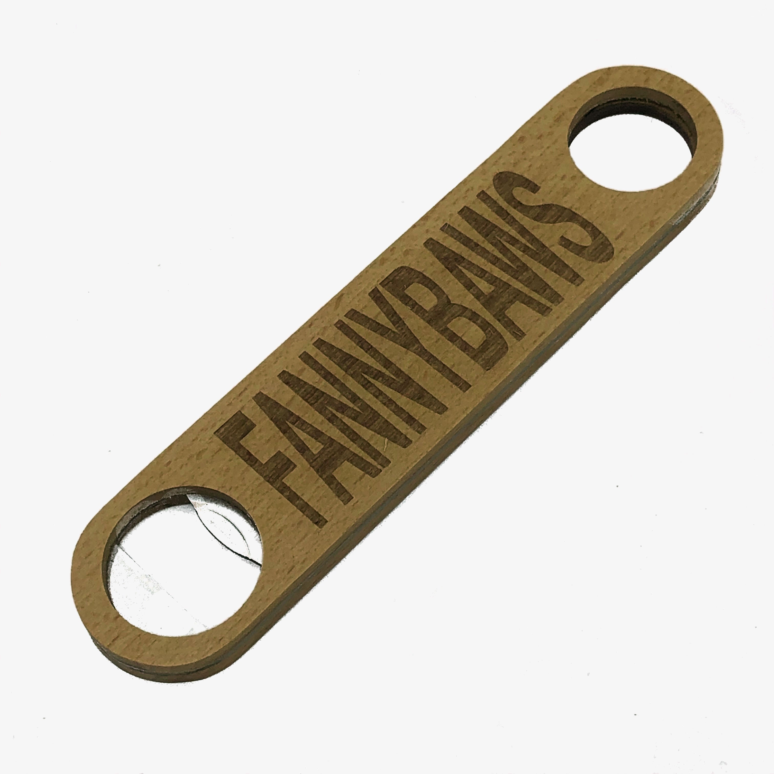 Wooden bottle opener gift - Scottish dialect - fannybaws
