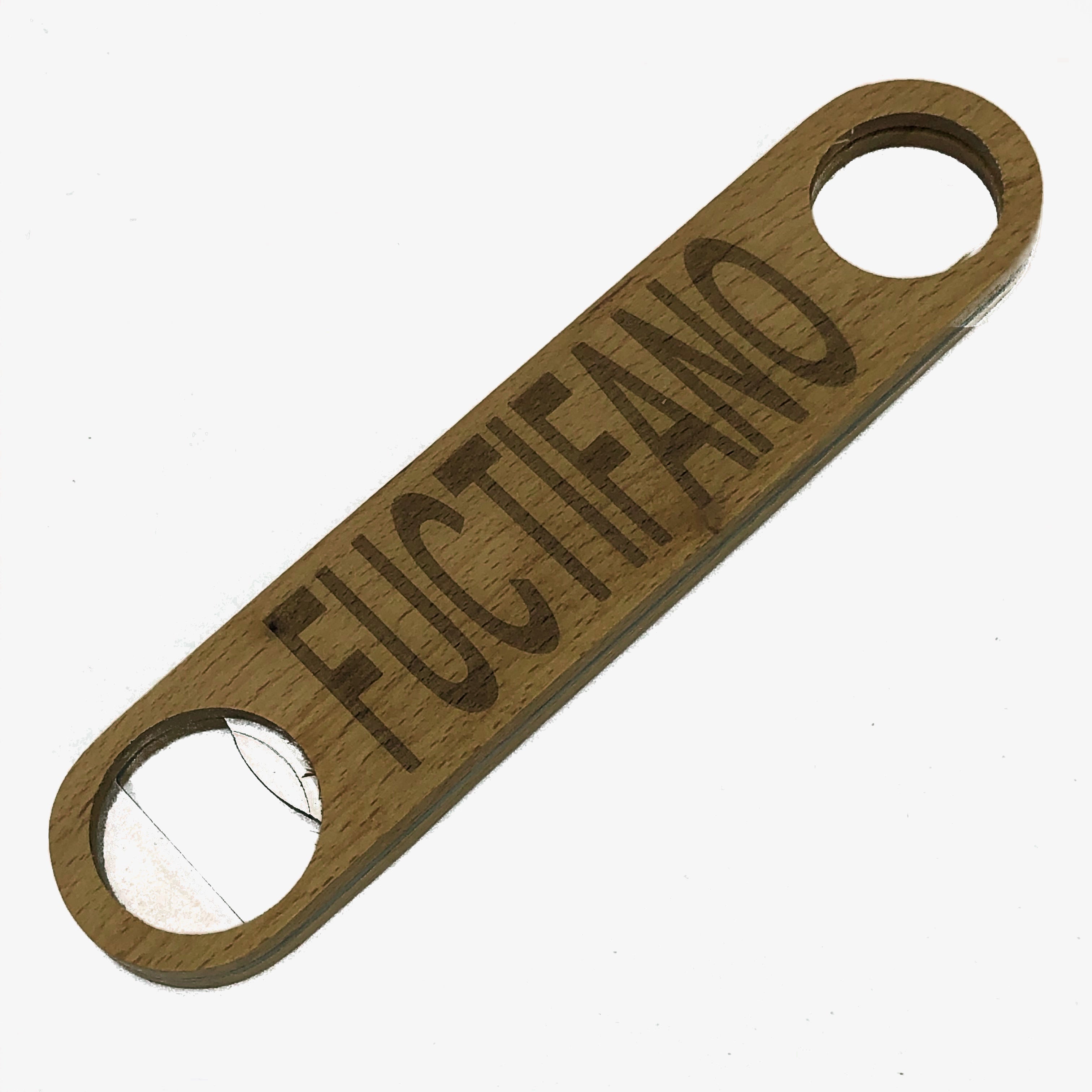 Wooden bottle opener gift - Scottish dialect - fuctifano