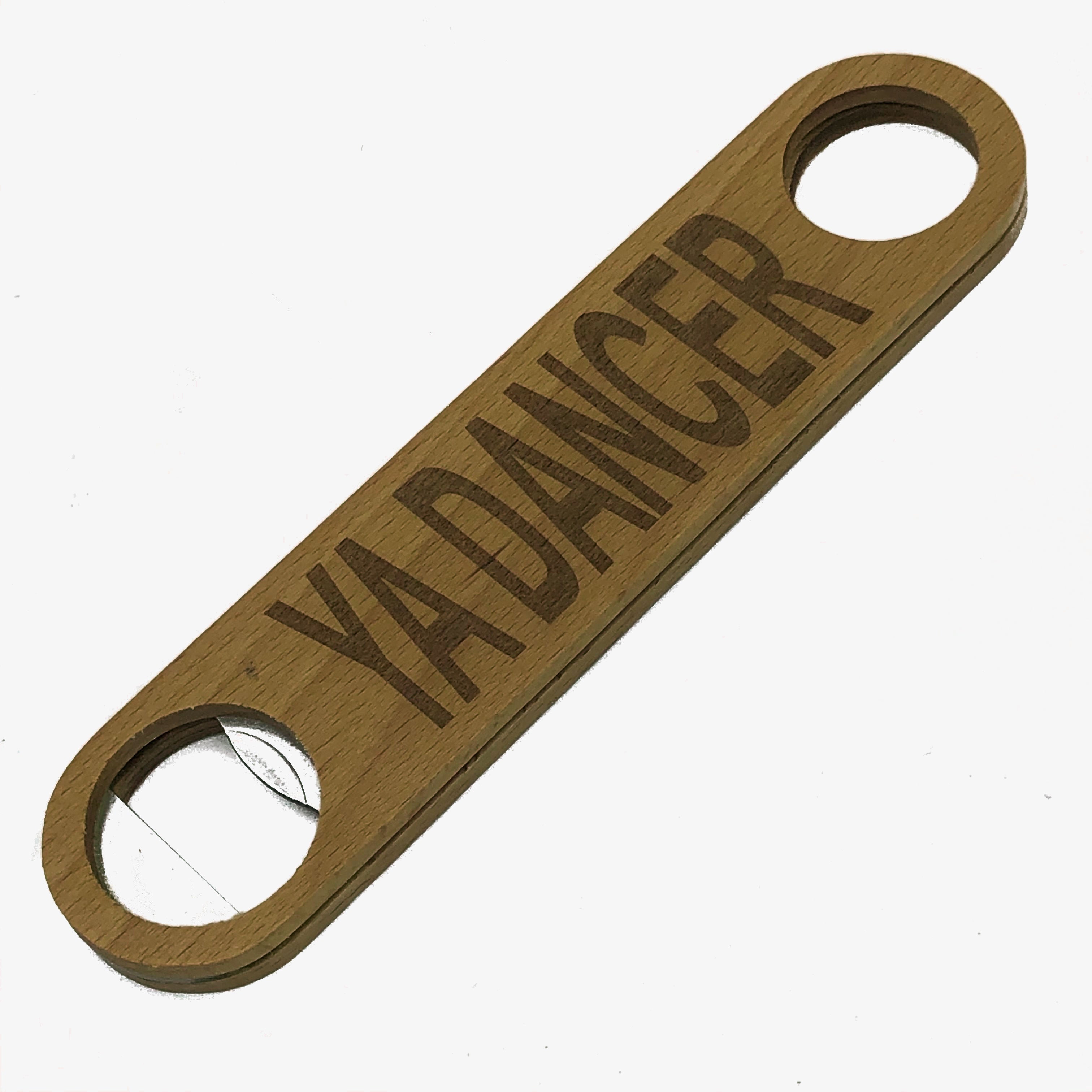 Wooden bottle opener gift - Scottish dialect - ya dancer