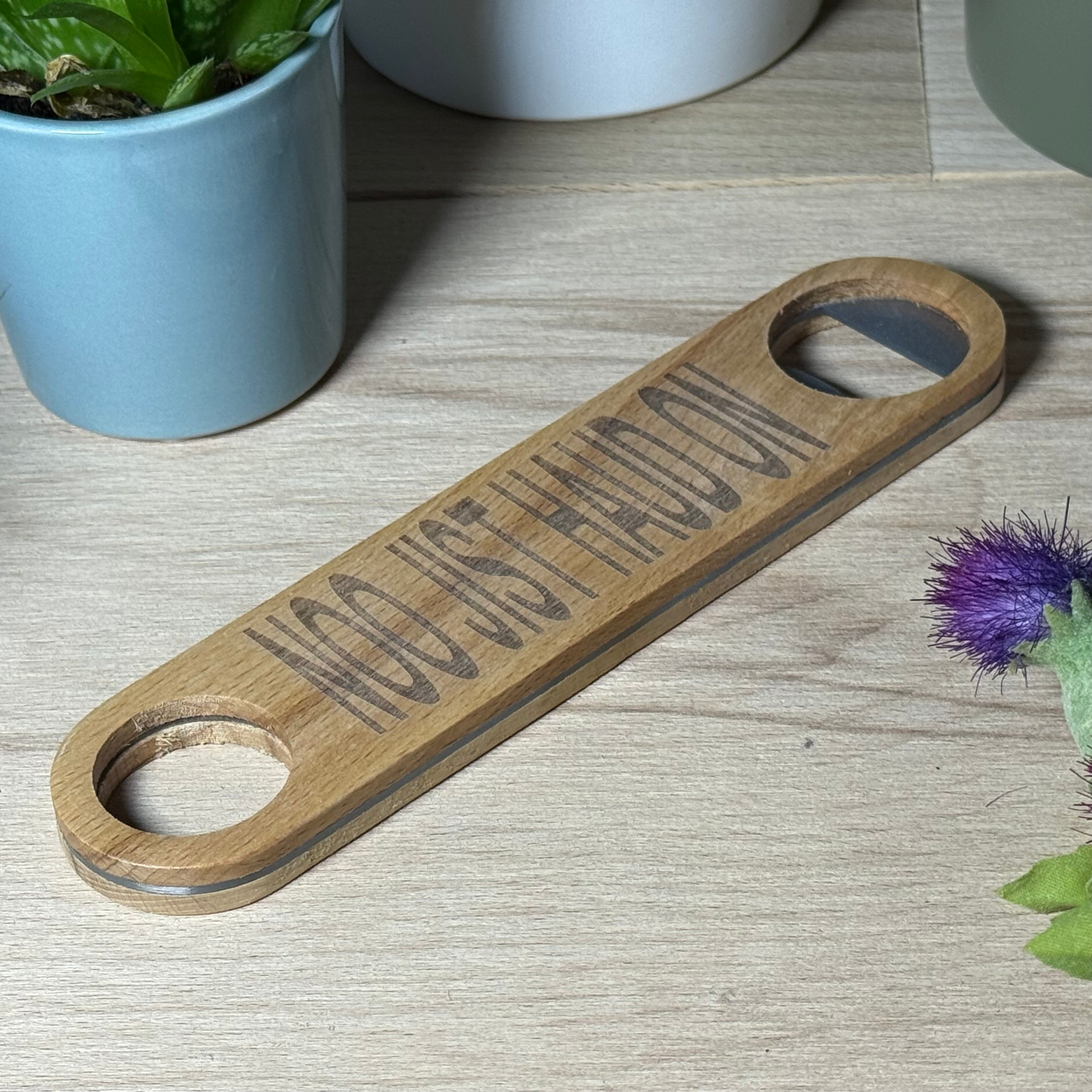 Bottle opener - noo jist haud on