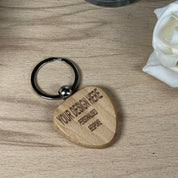Personalised keyring - heart