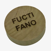 Wooden fridge magnet bottle opener laser engraved with fuctifano