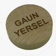 Wooden fridge magnet bottle opener - laser engraved with Scottish dialect gaun yersel