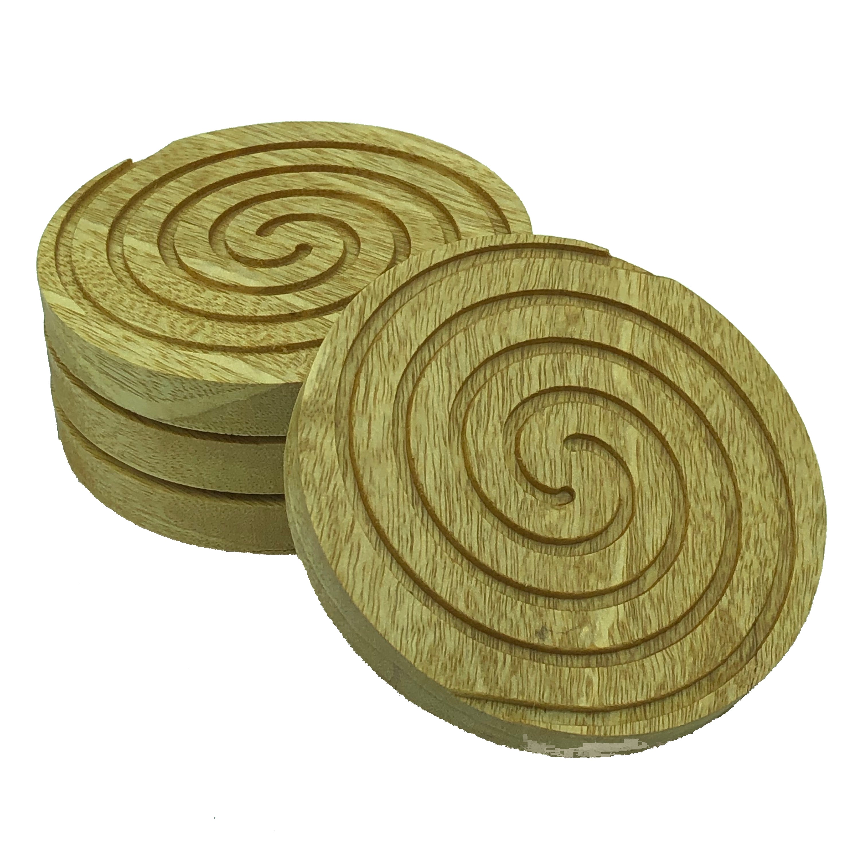 Coasters - spiral, idigbo