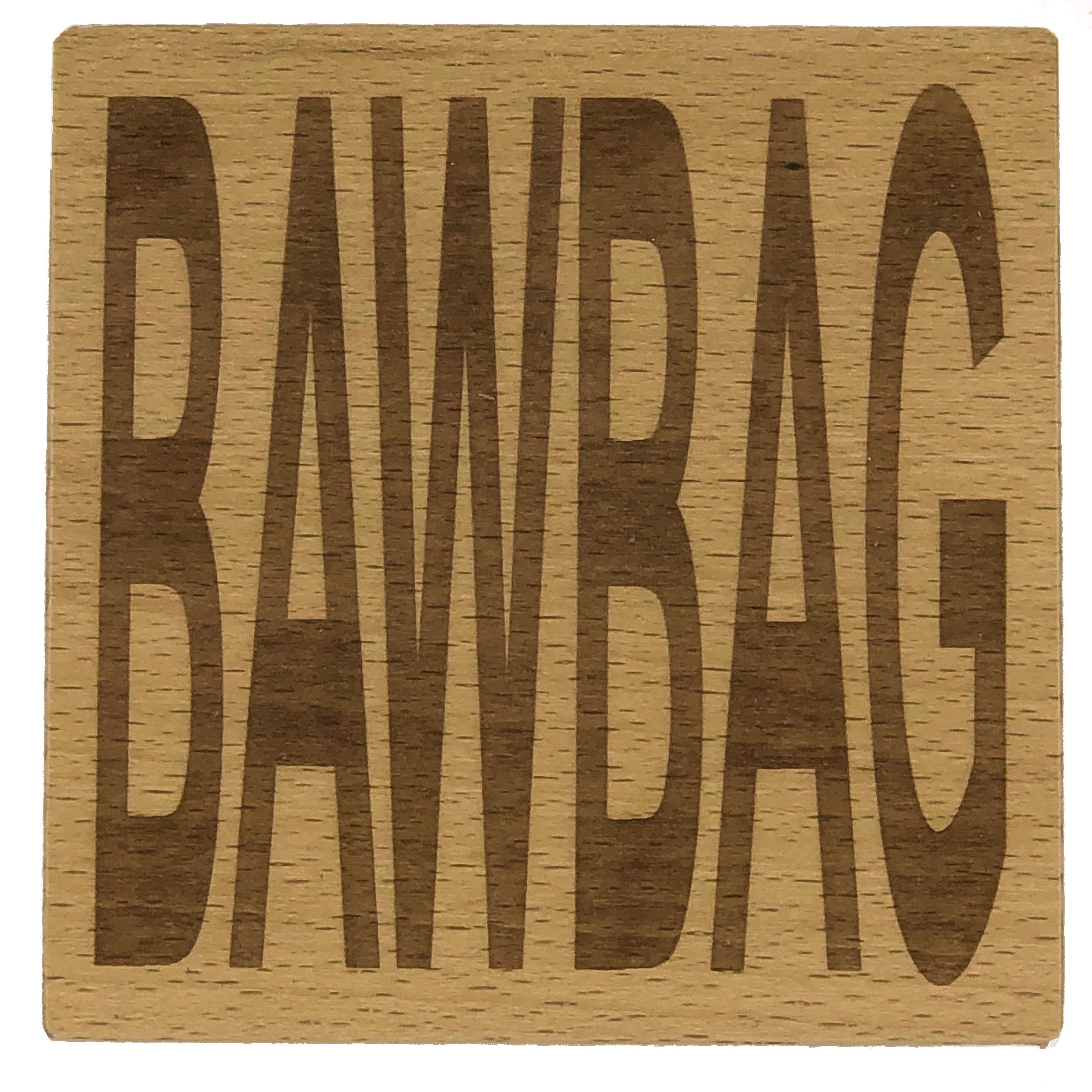 Wooden coaster gift - Scottish dialect - bawbag