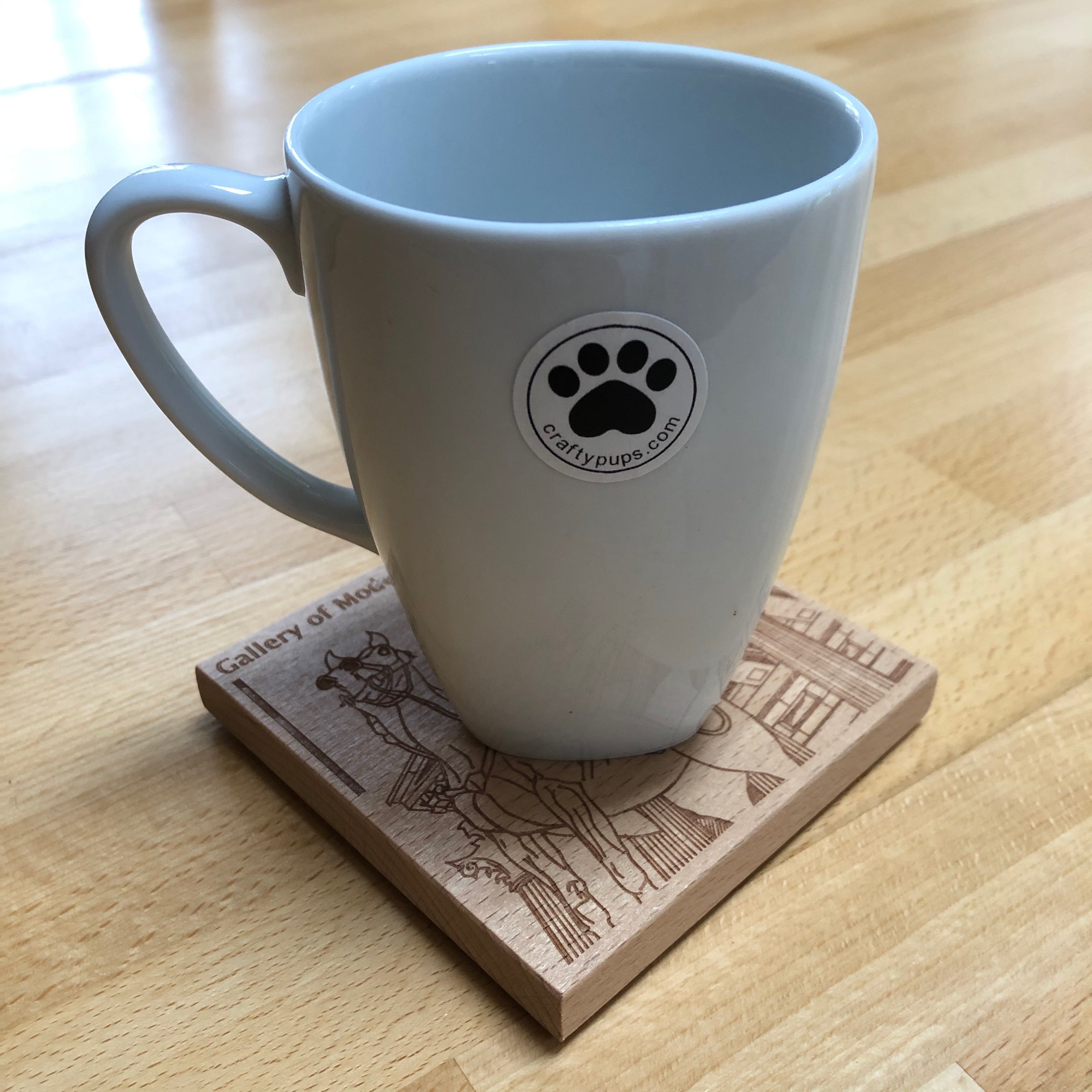 Glasgow landmark coaster - Gallery of Modern Art - GOMA