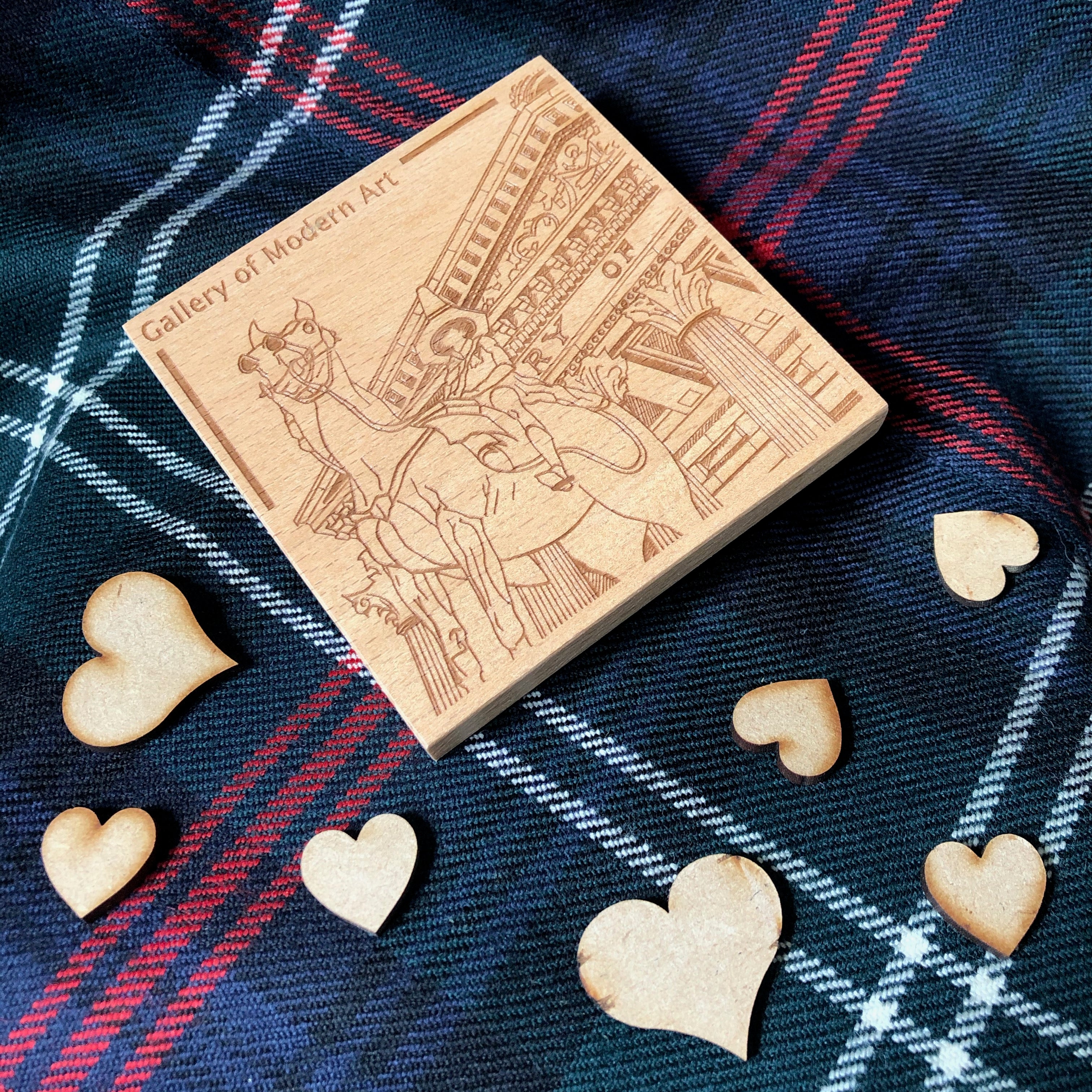 Glasgow landmark coaster - Gallery of Modern Art - GOMA