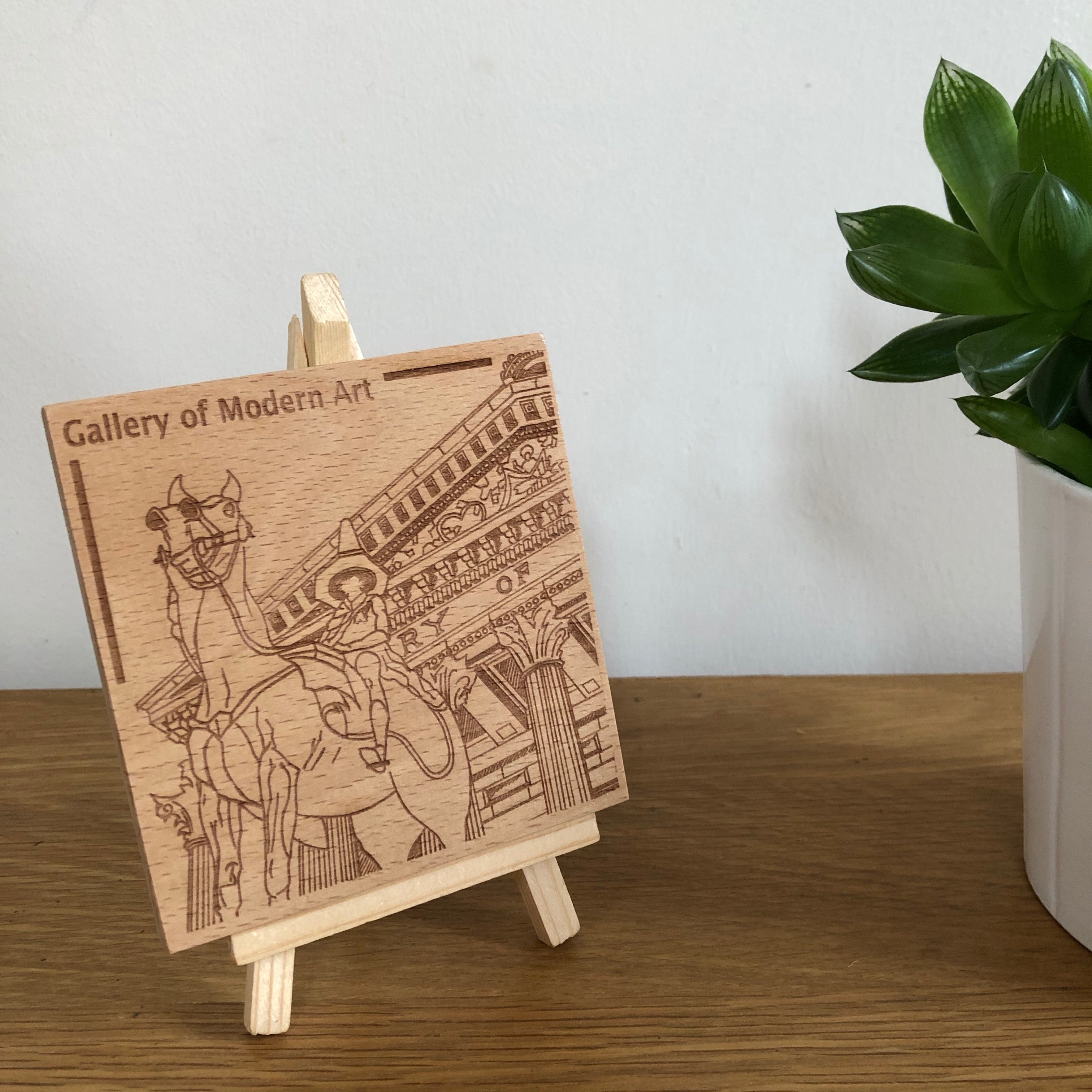 Glasgow landmark coaster - Gallery of Modern Art - GOMA