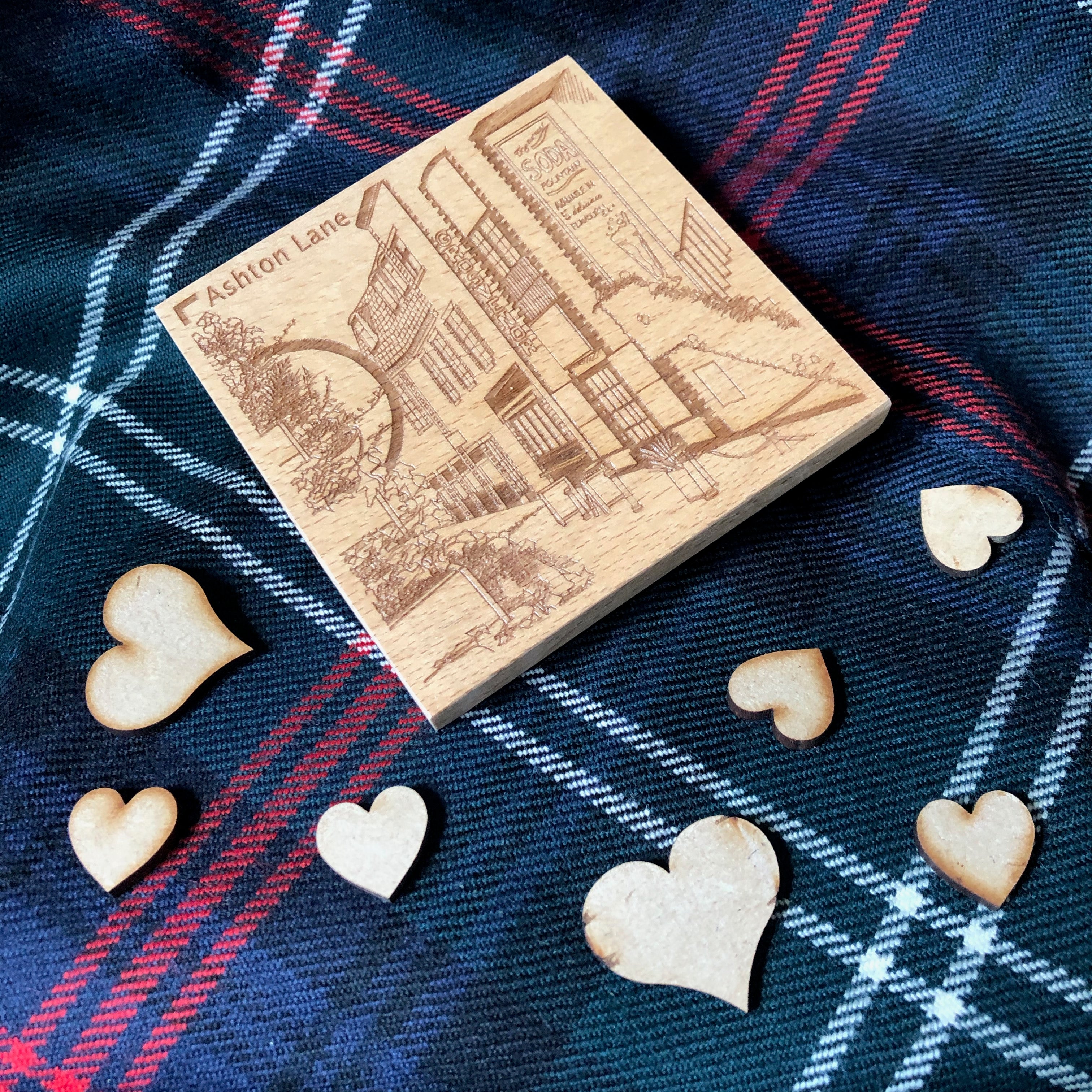 Glasgow landmark coaster - Ashton Lane