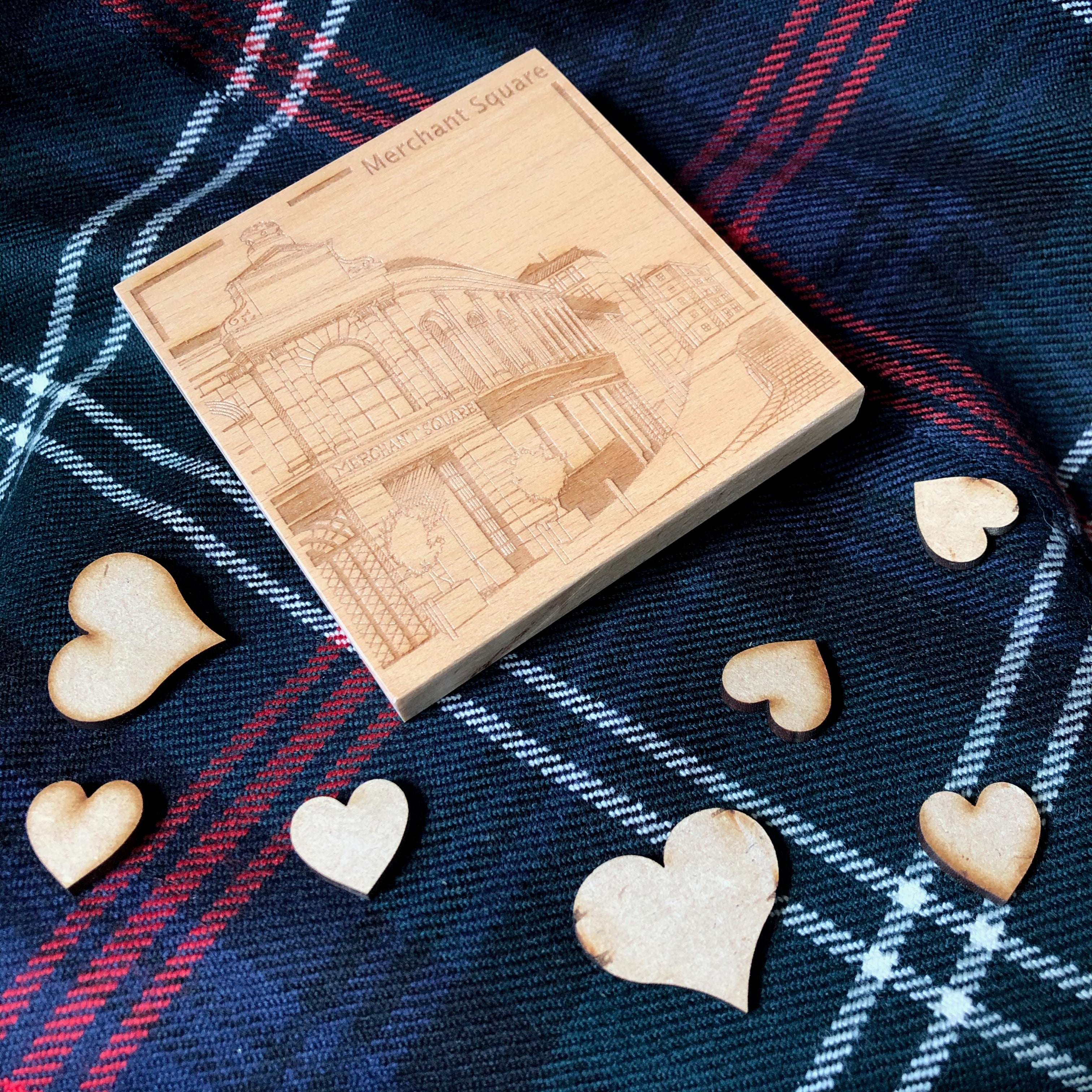 Glasgow landmark coaster - Merchant Square