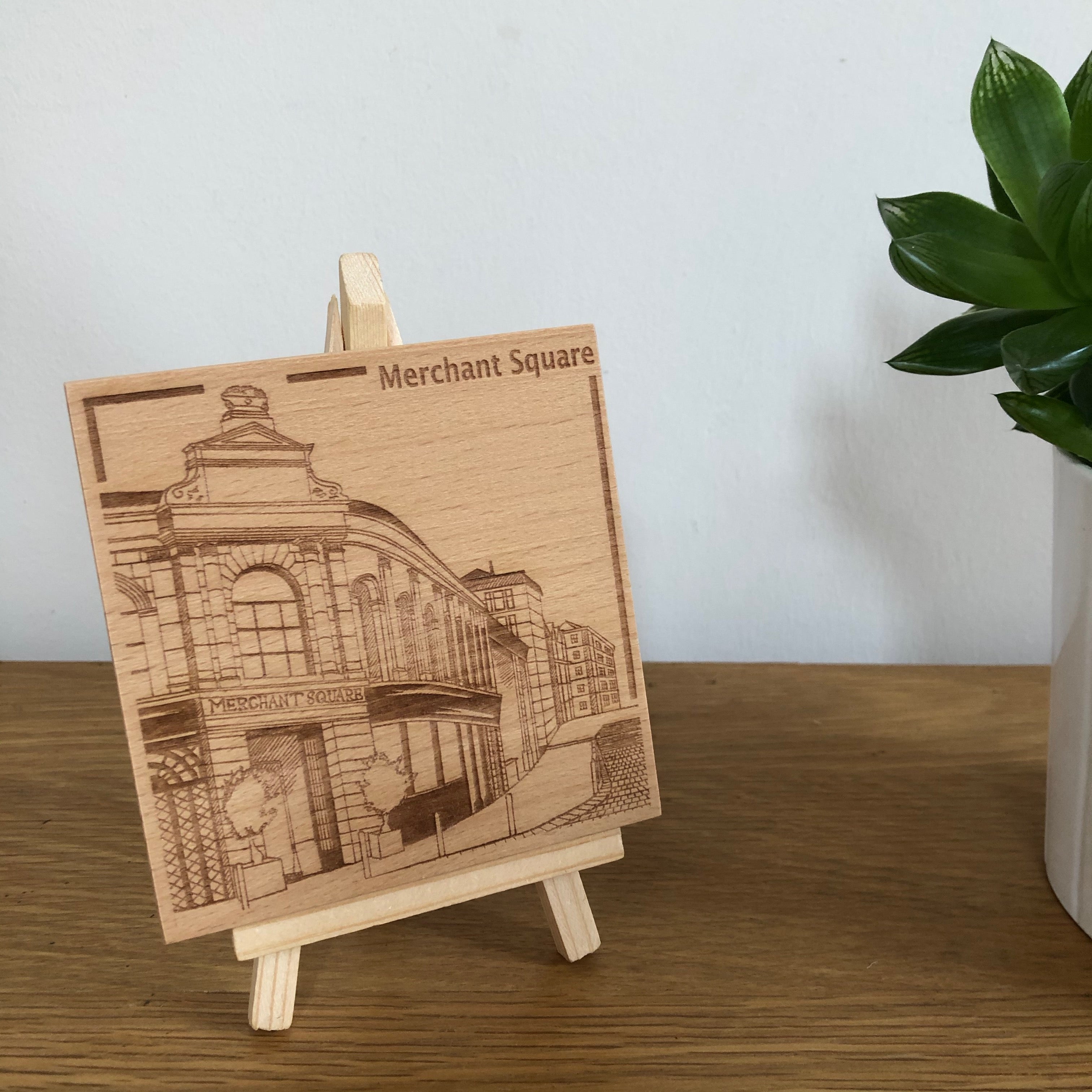 Glasgow landmark coaster - Merchant Square