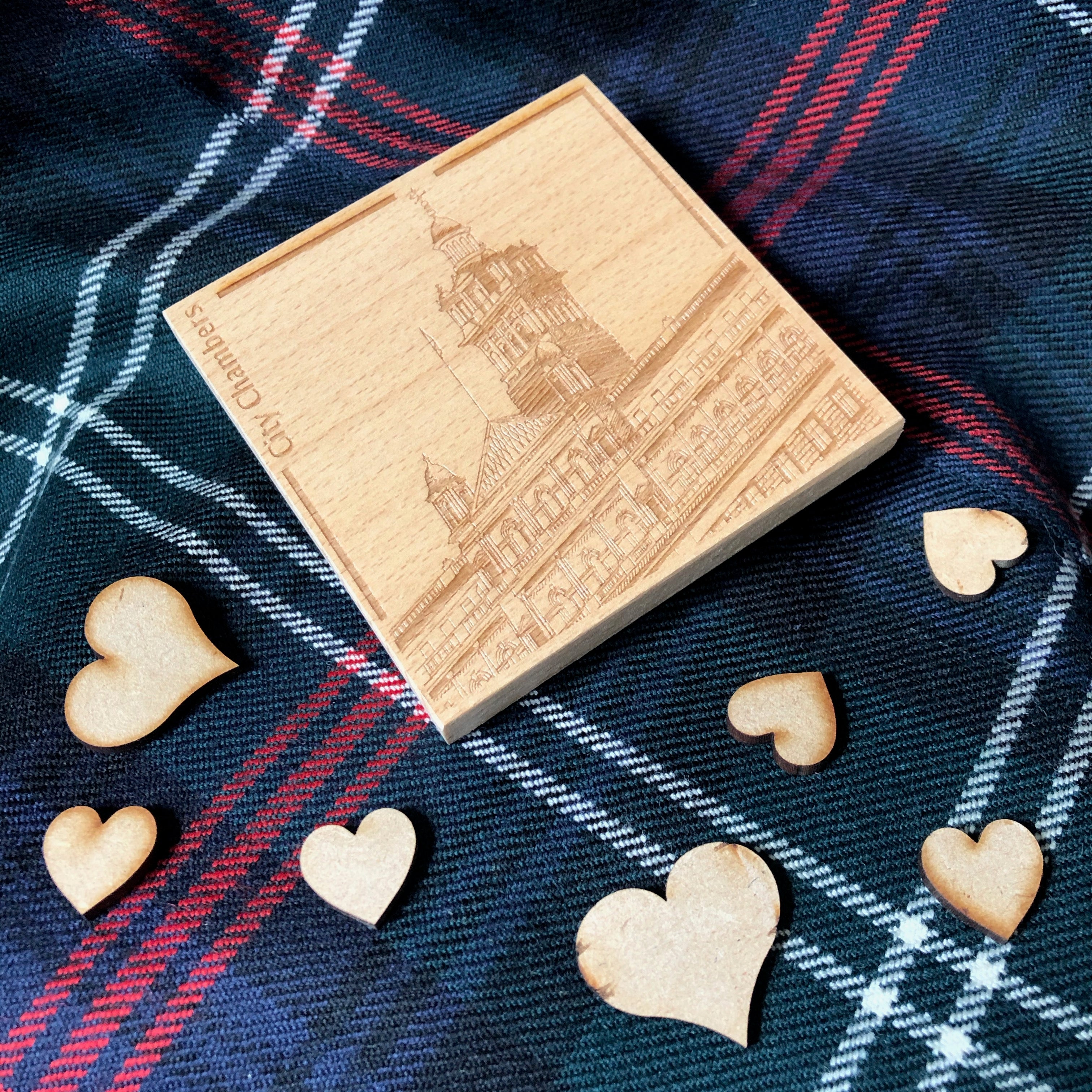 Glasgow landmark coaster - City Chambers