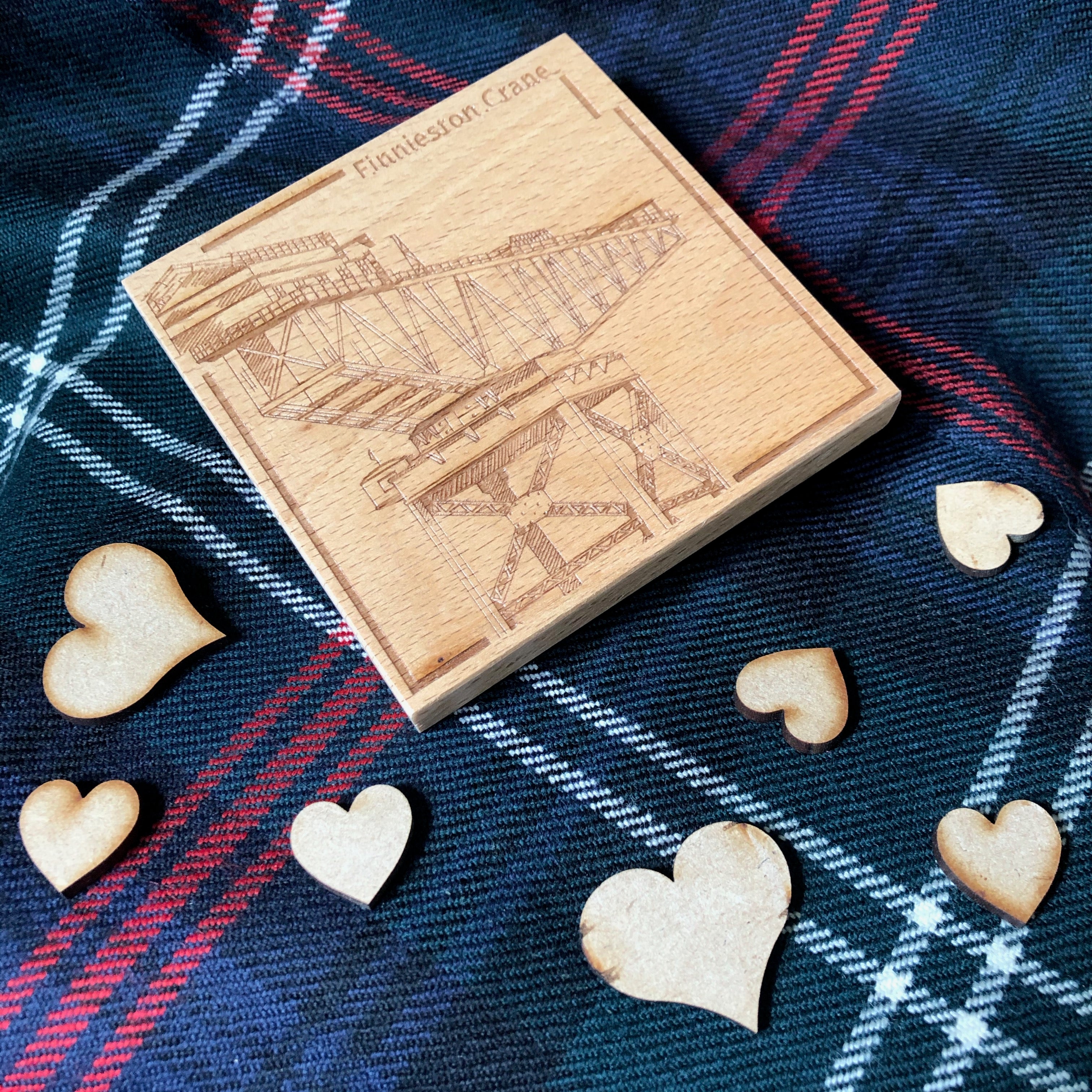 Glasgow landmark coaster - Finnieston Crane