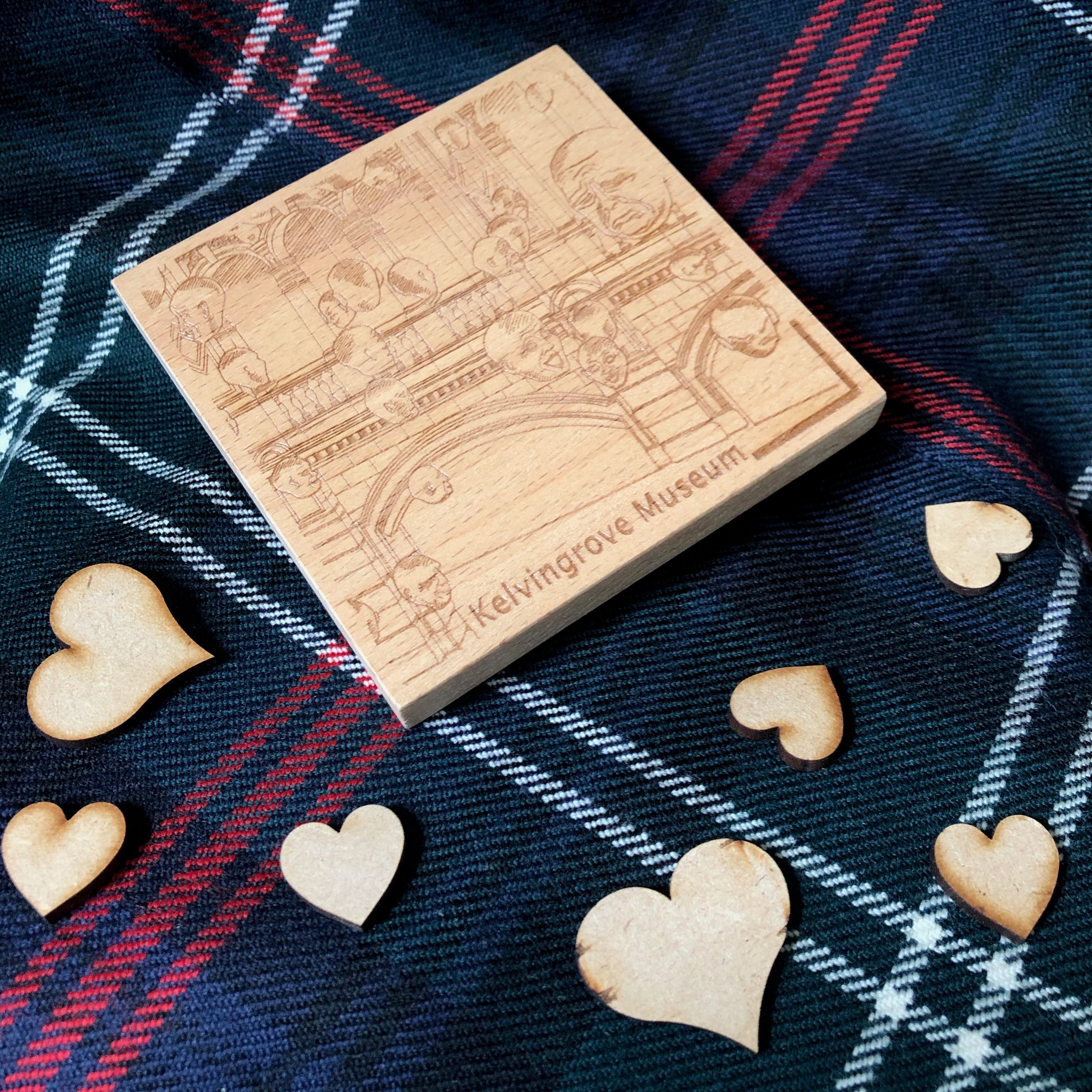 Glasgow landmark coaster - Kelvingrove Museum