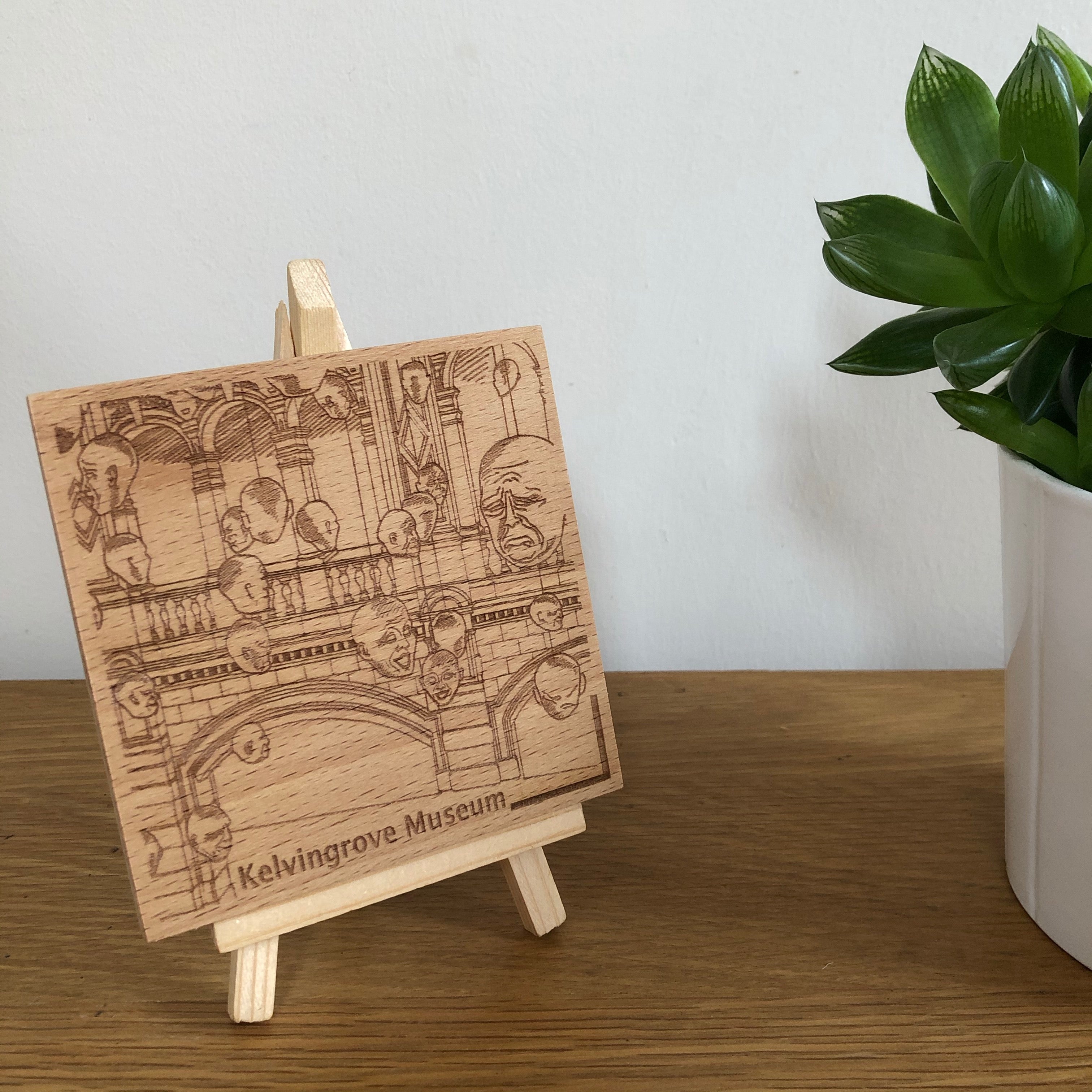 Glasgow landmark coaster - Kelvingrove Museum