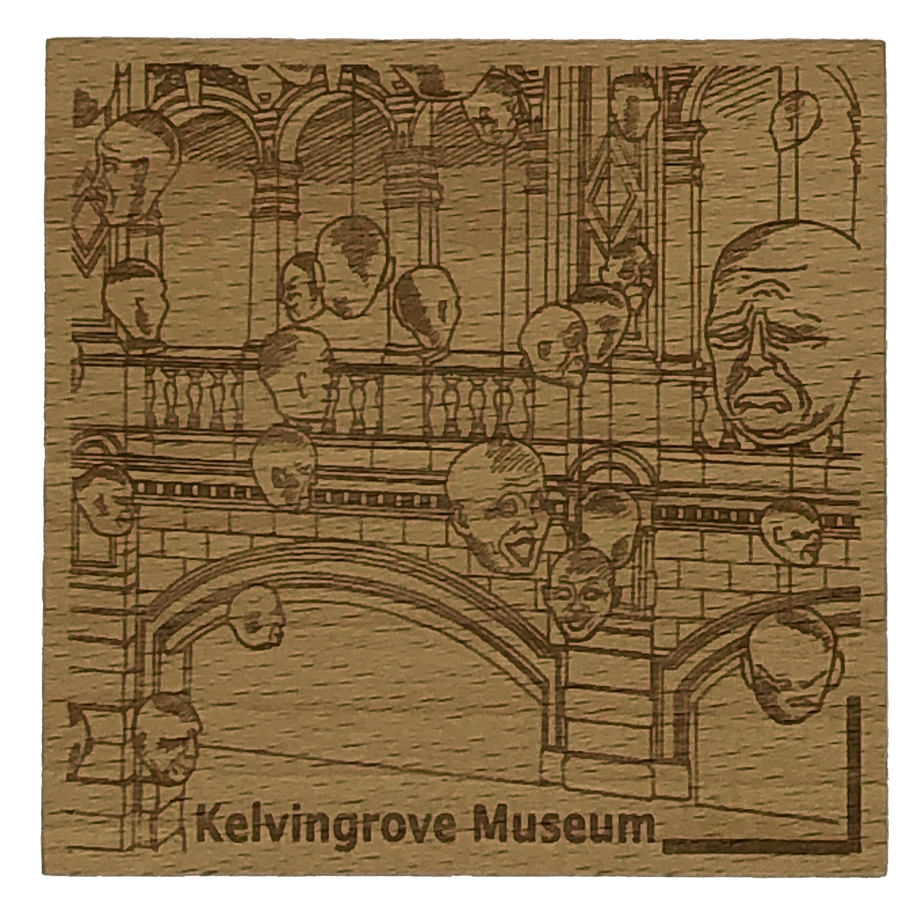 Glasgow landmark coaster - Kelvingrove Museum
