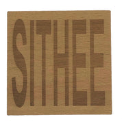 Wooden coaster - Northern banter - sithee