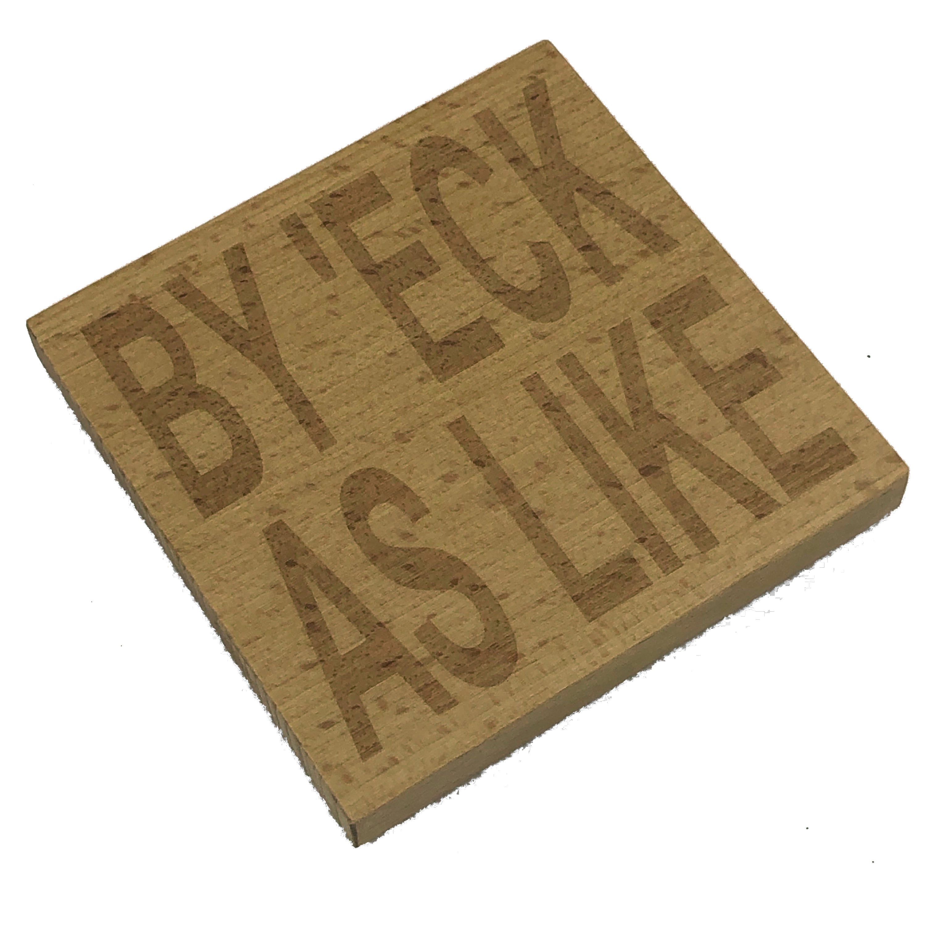 Wooden coaster - Northern banter - by 'eck as like