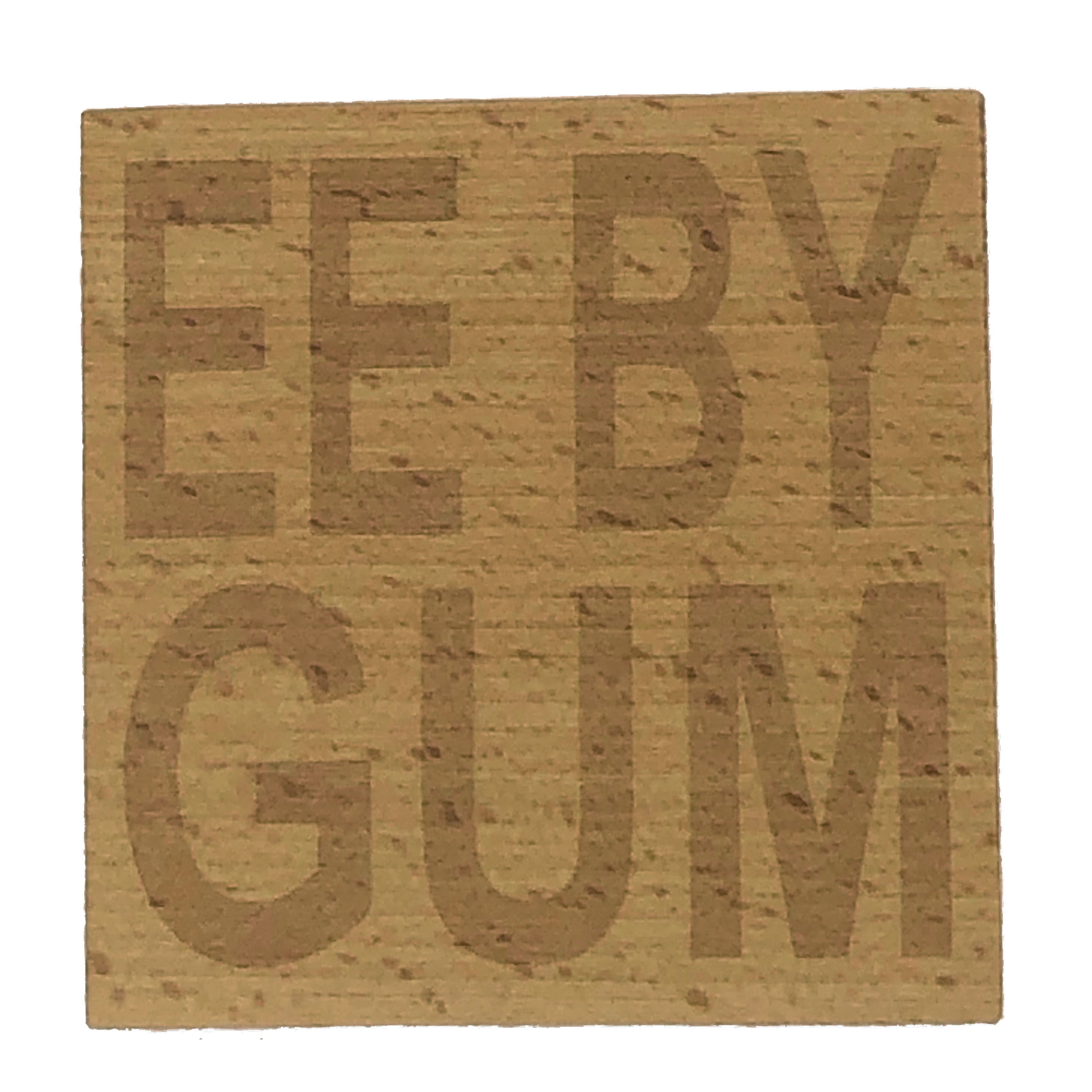 Wooden coaster - Northern banter - ee by gum