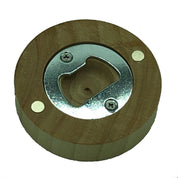 Wooden fridge magnet bottle opener laser engraved with Scottish dialect - slainte