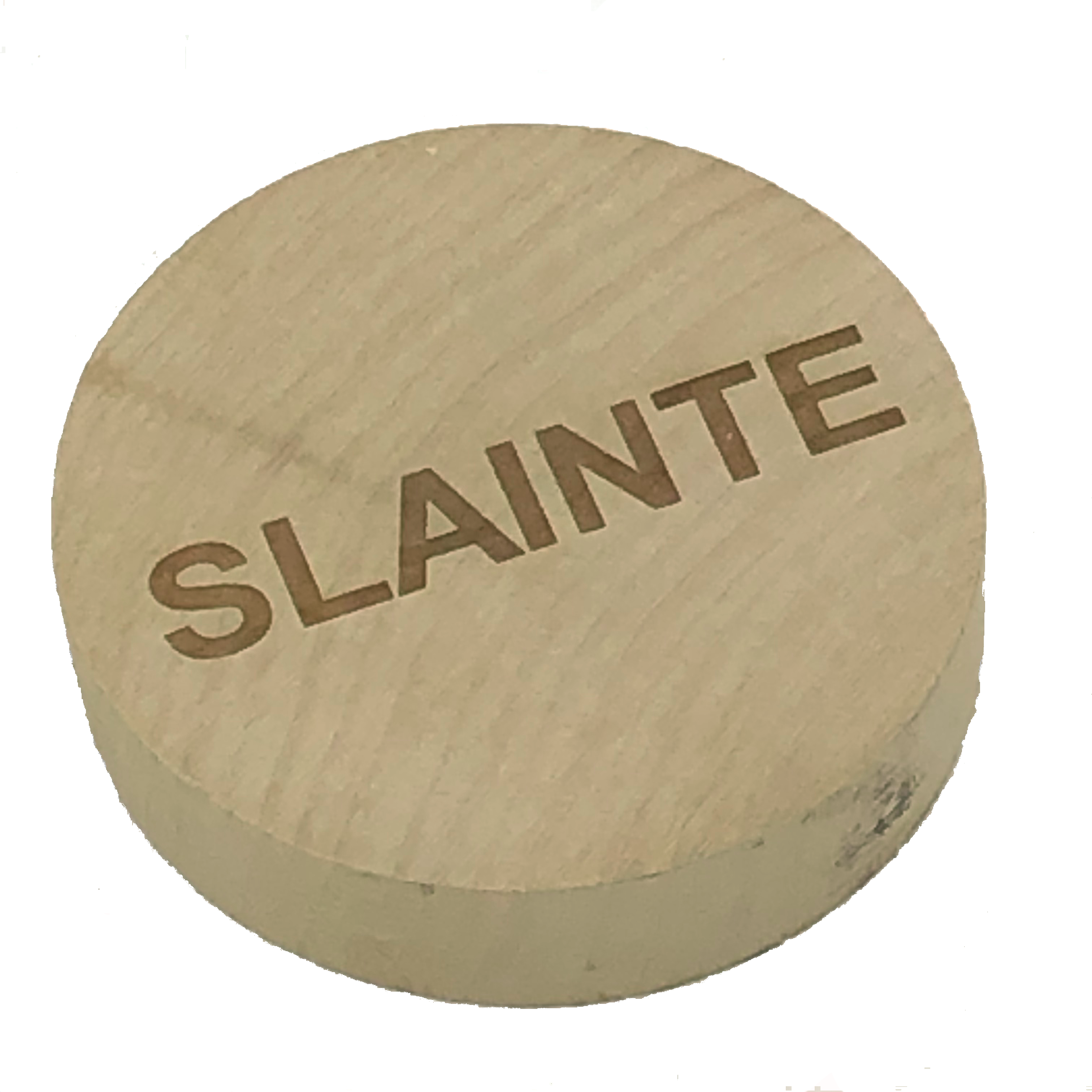 Wooden fridge magnet bottle opener laser engraved with Scottish dialect - slainte