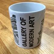Ceramic mug - Glasgow landmarks - Gallery of Modern Art