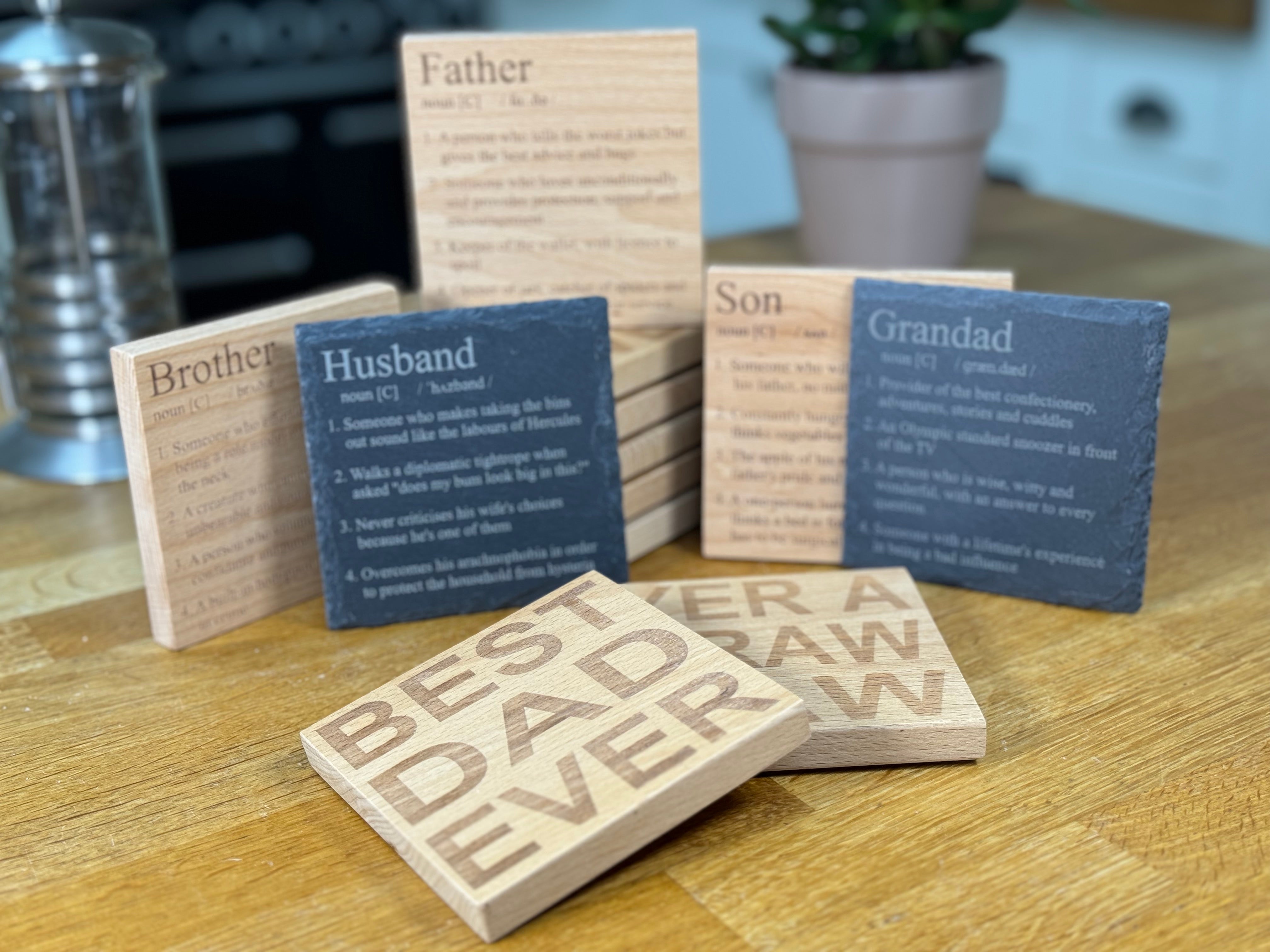 Coaster collection - for him