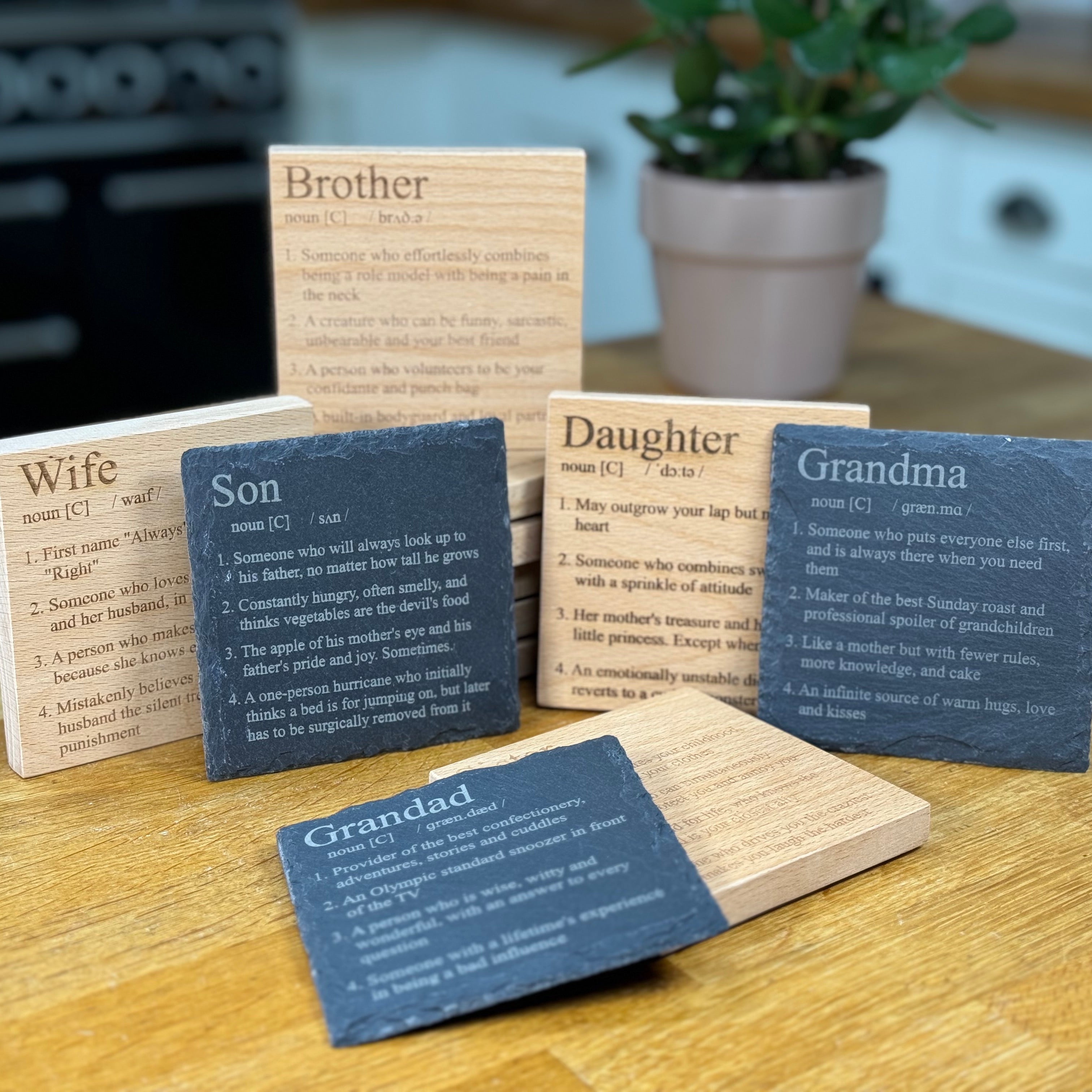 Coaster collection - family definitions