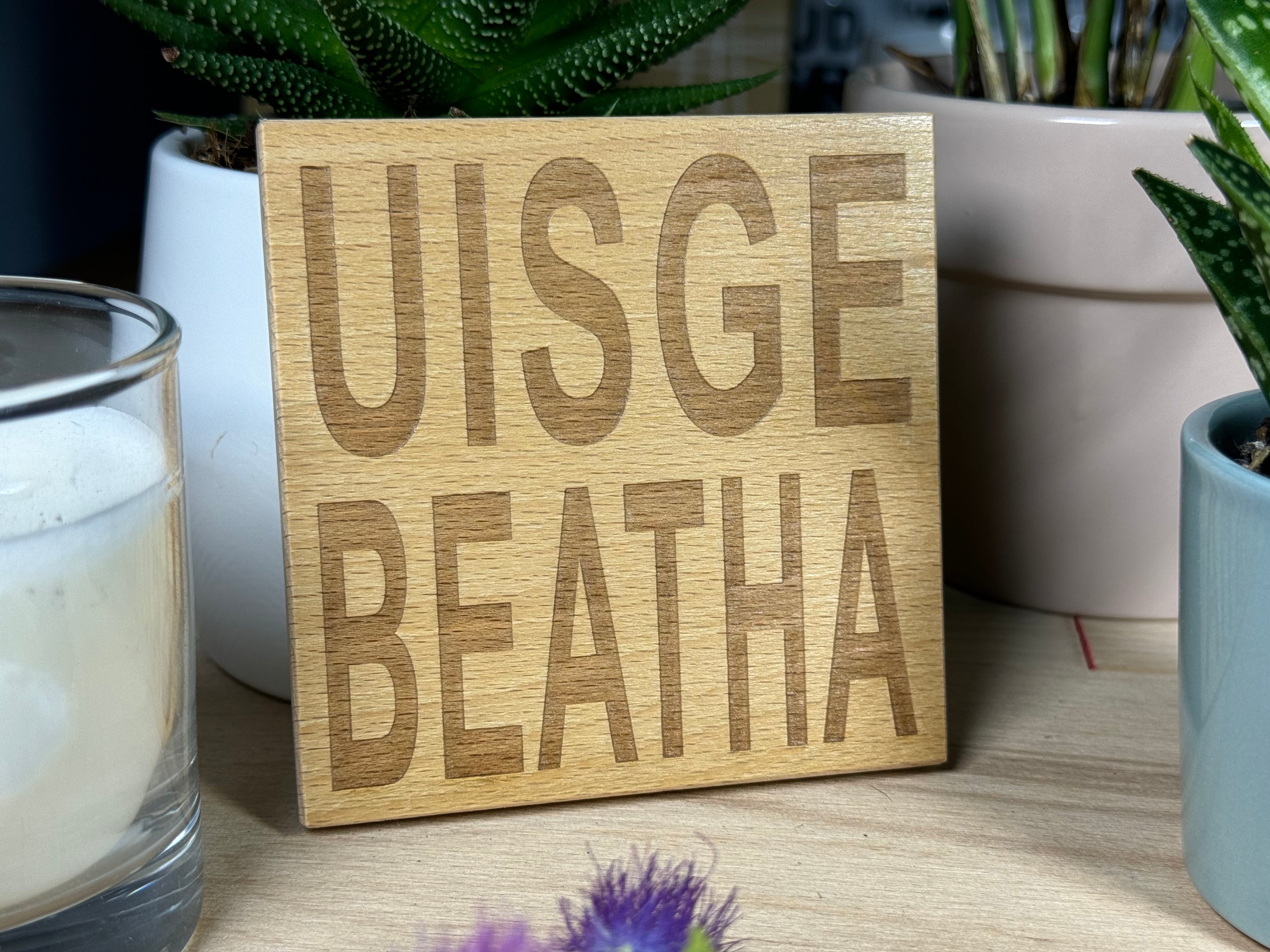 Scottish dialect - uisge beatha