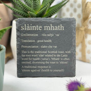 Coaster - Gaelic - slainte mhath