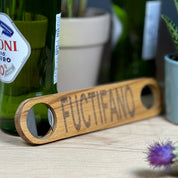 Wooden bottle opener gift - Scottish dialect - fuctifano