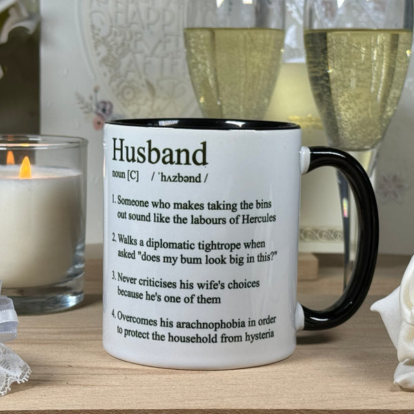 Ceramic mug - family definition - wedding - husband