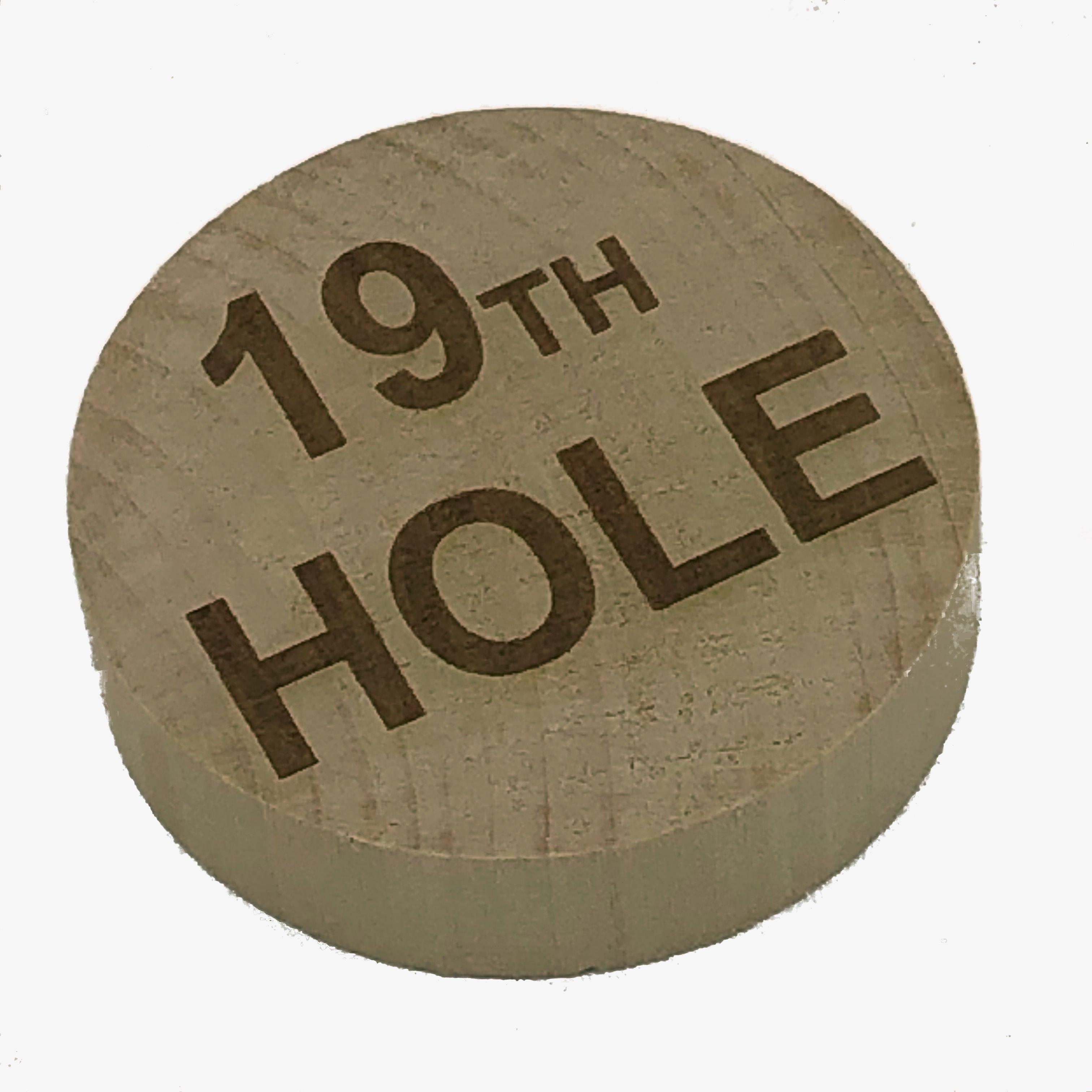 Fridge magnet / bottle opener - golf - 19th hole