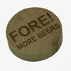 Magnetic wooden bottle openers - golf - fore more beers