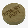 Magnetic wooden bottle opener - golf - kiss my putt