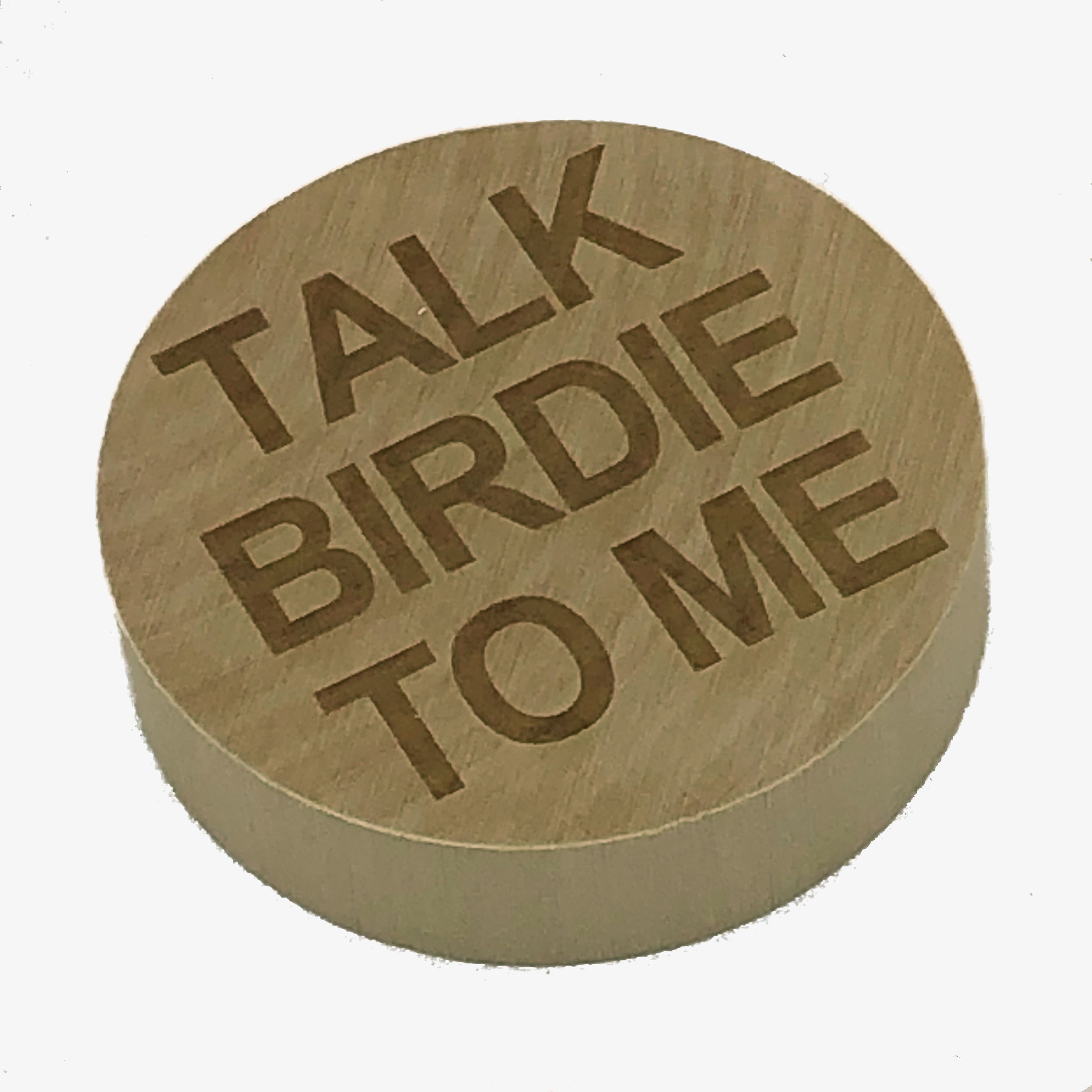  wooden bottle opener - golf - talk birdie to me