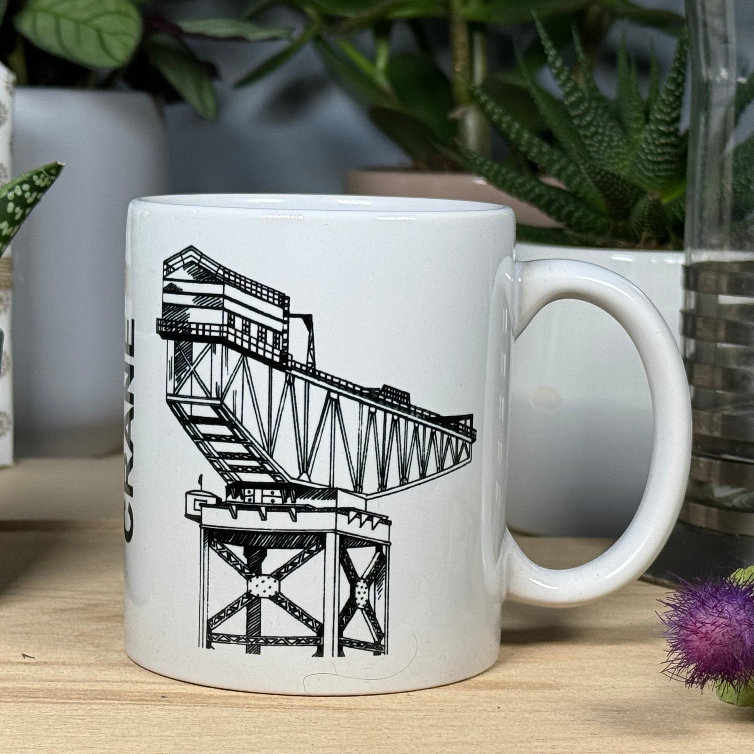 Ceramic mug - Glasgow landmarks - Finnieston Crane