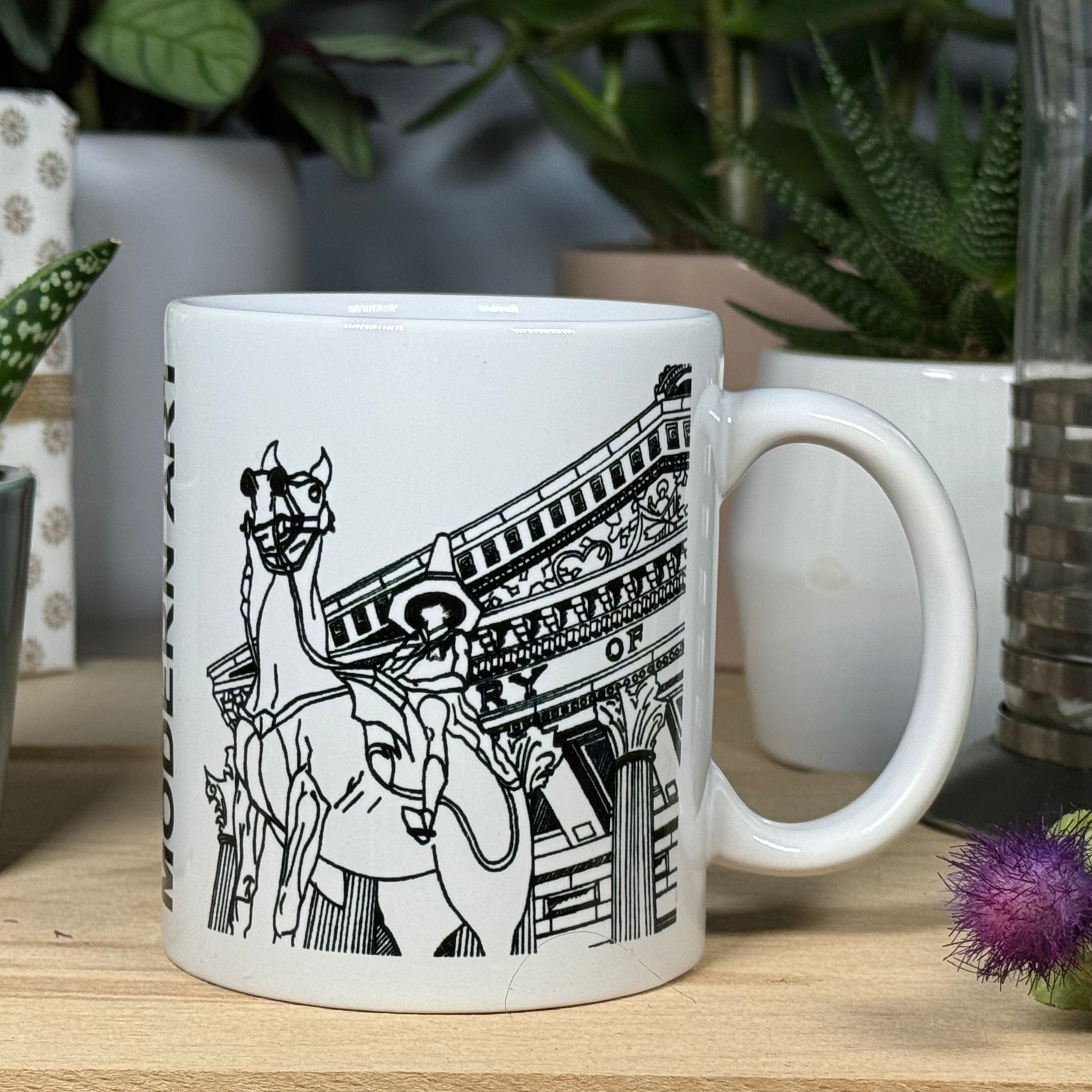 Ceramic mug - Glasgow landmarks - Gallery of Modern Art GOMA