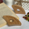 Personalised wooden book holder